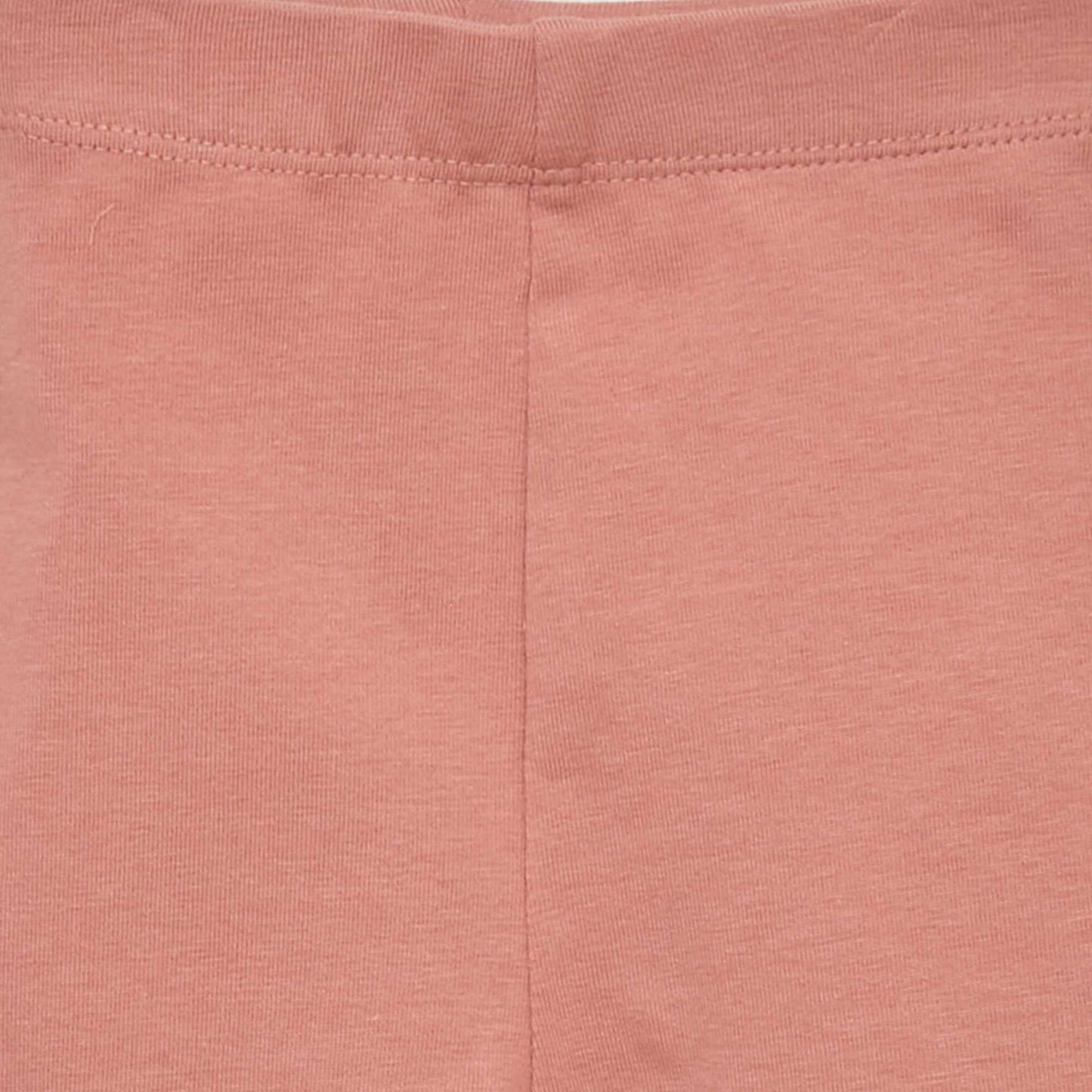 Legging long uni en maille jersey Rose
