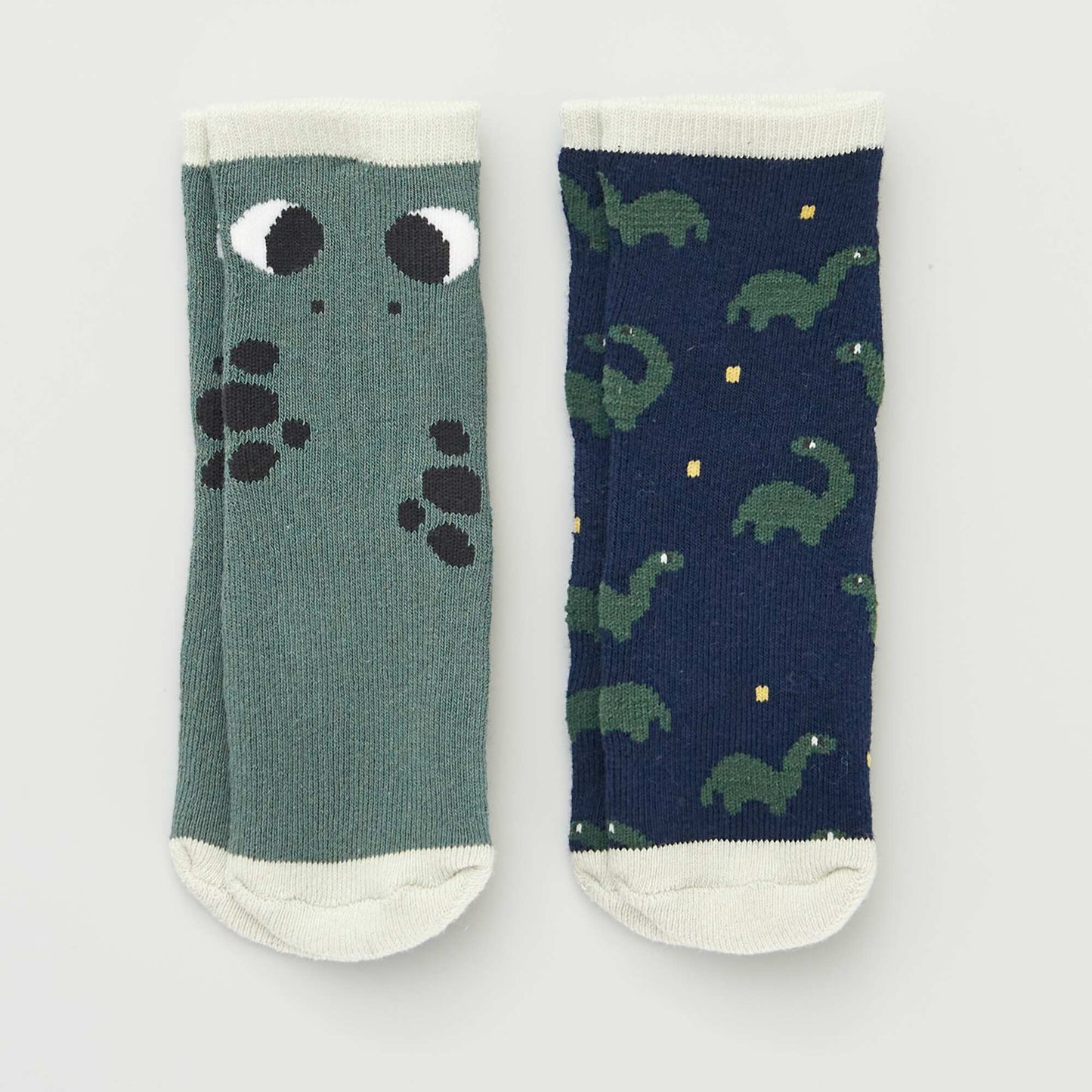 Lot de 2 paires de chaussettes antid rapantes dino