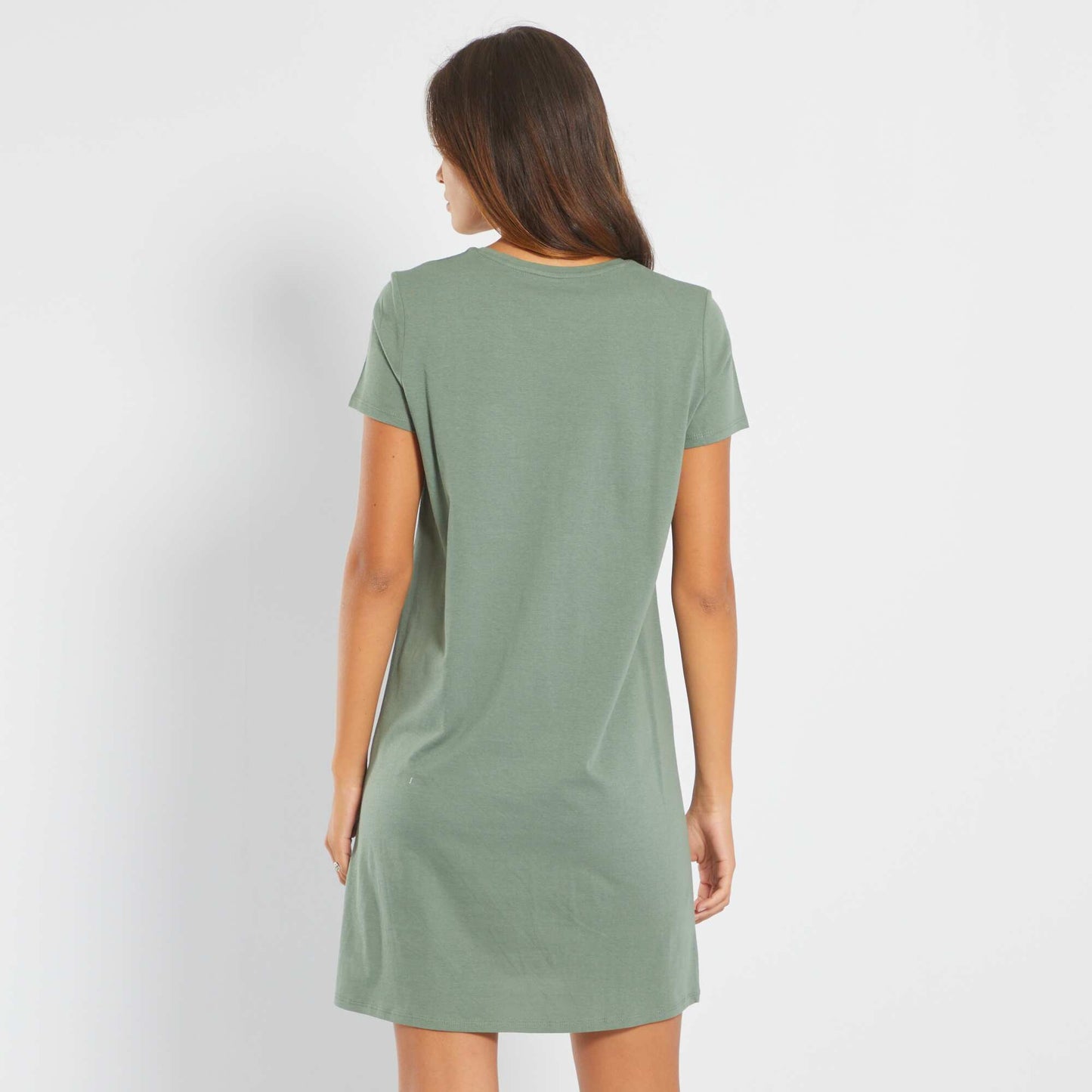 Chemise de nuit imprim e Vert