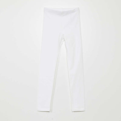 Legging long et stretch blanc