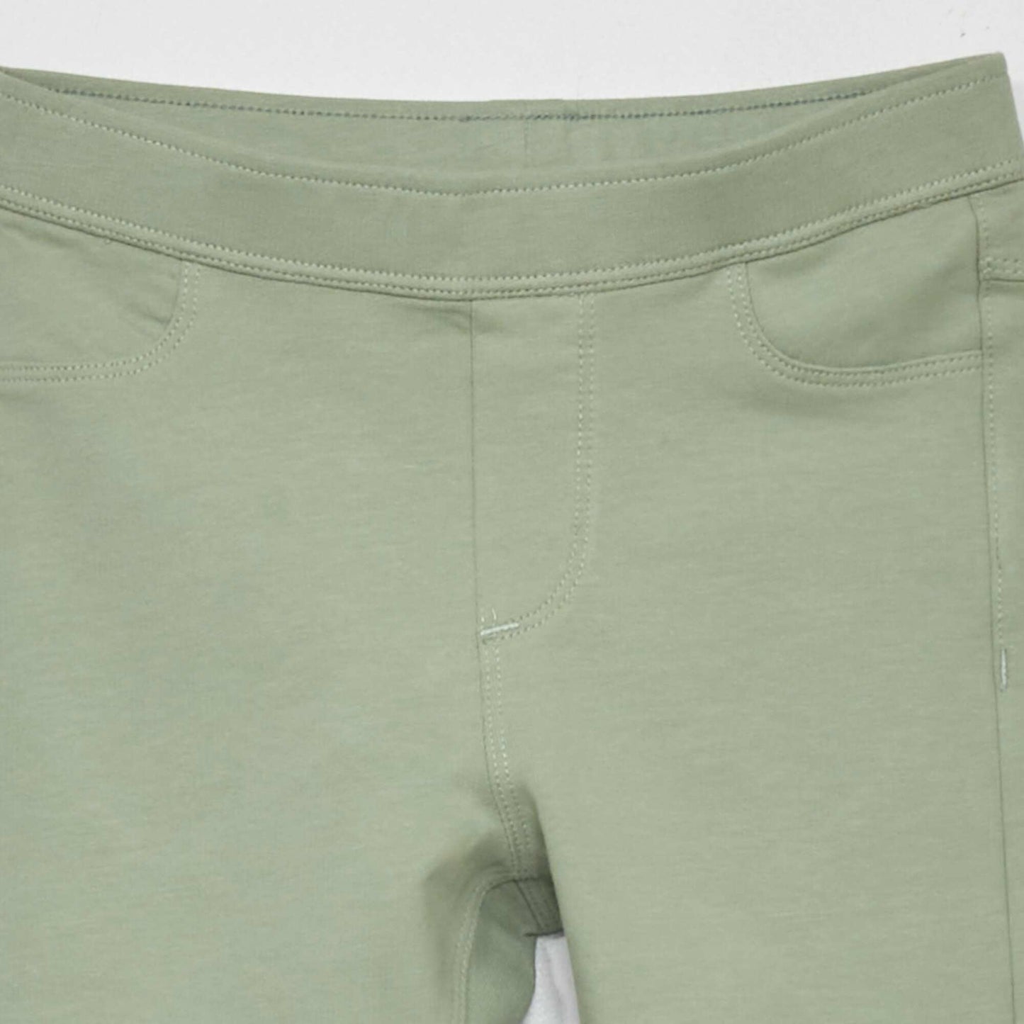 Jegging uni vert gris