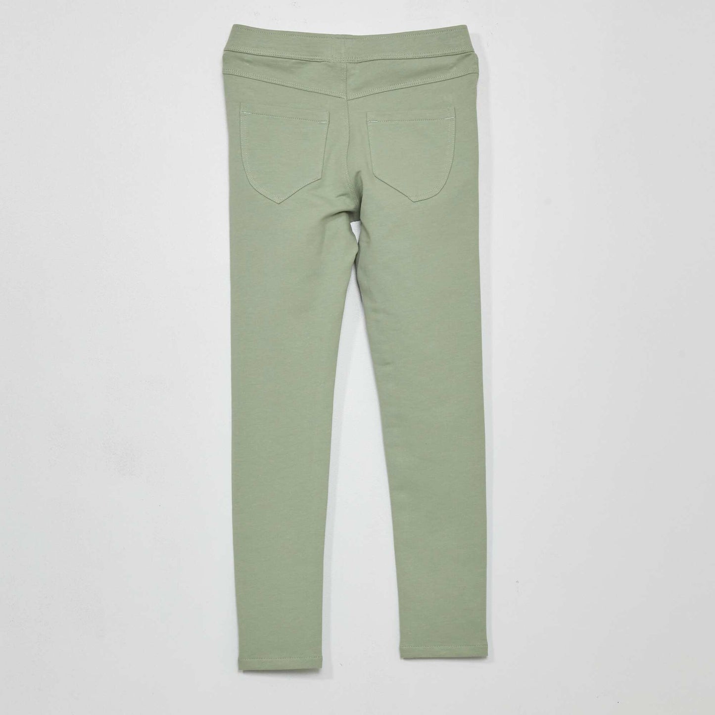 Jegging uni vert gris