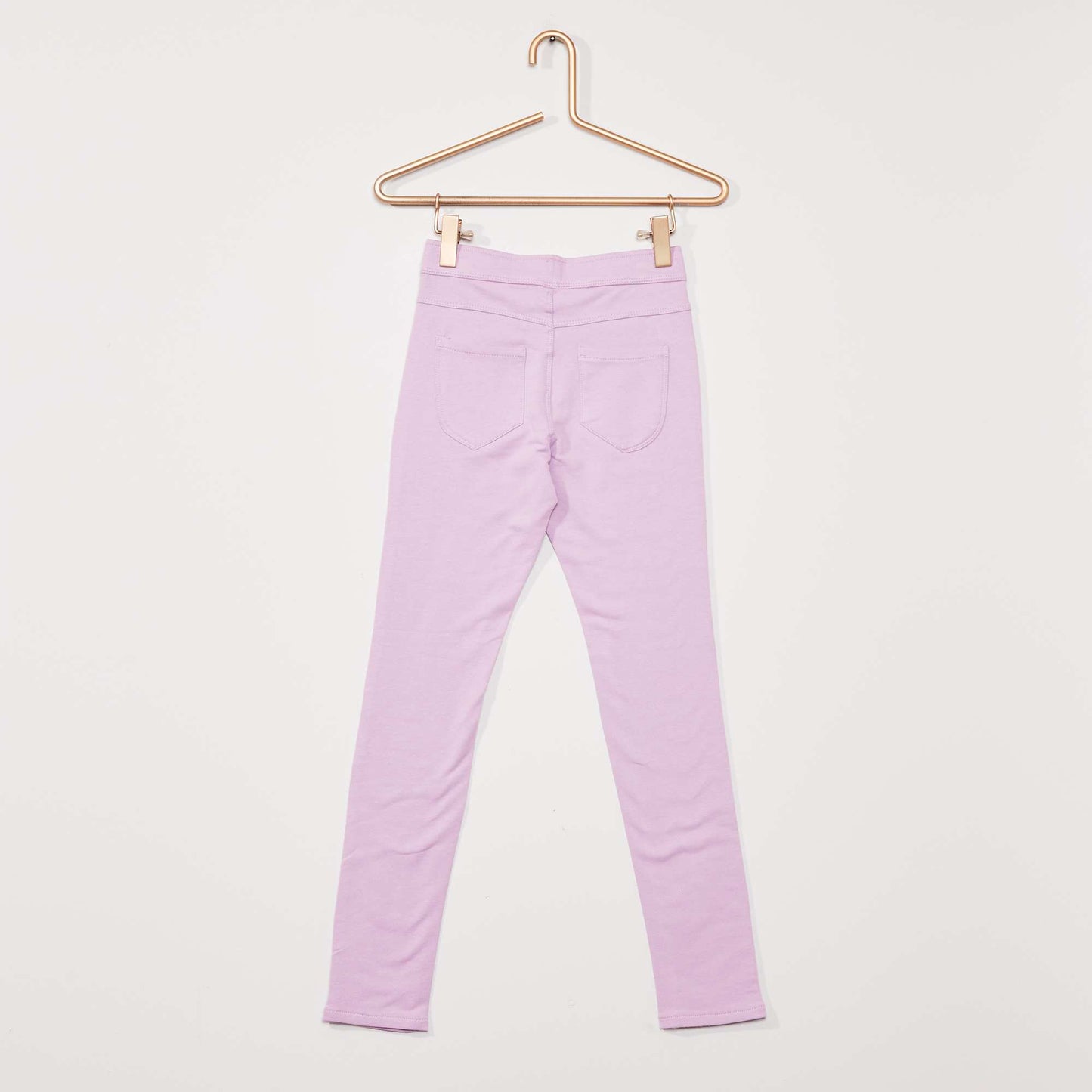 Jegging uni mauve clair