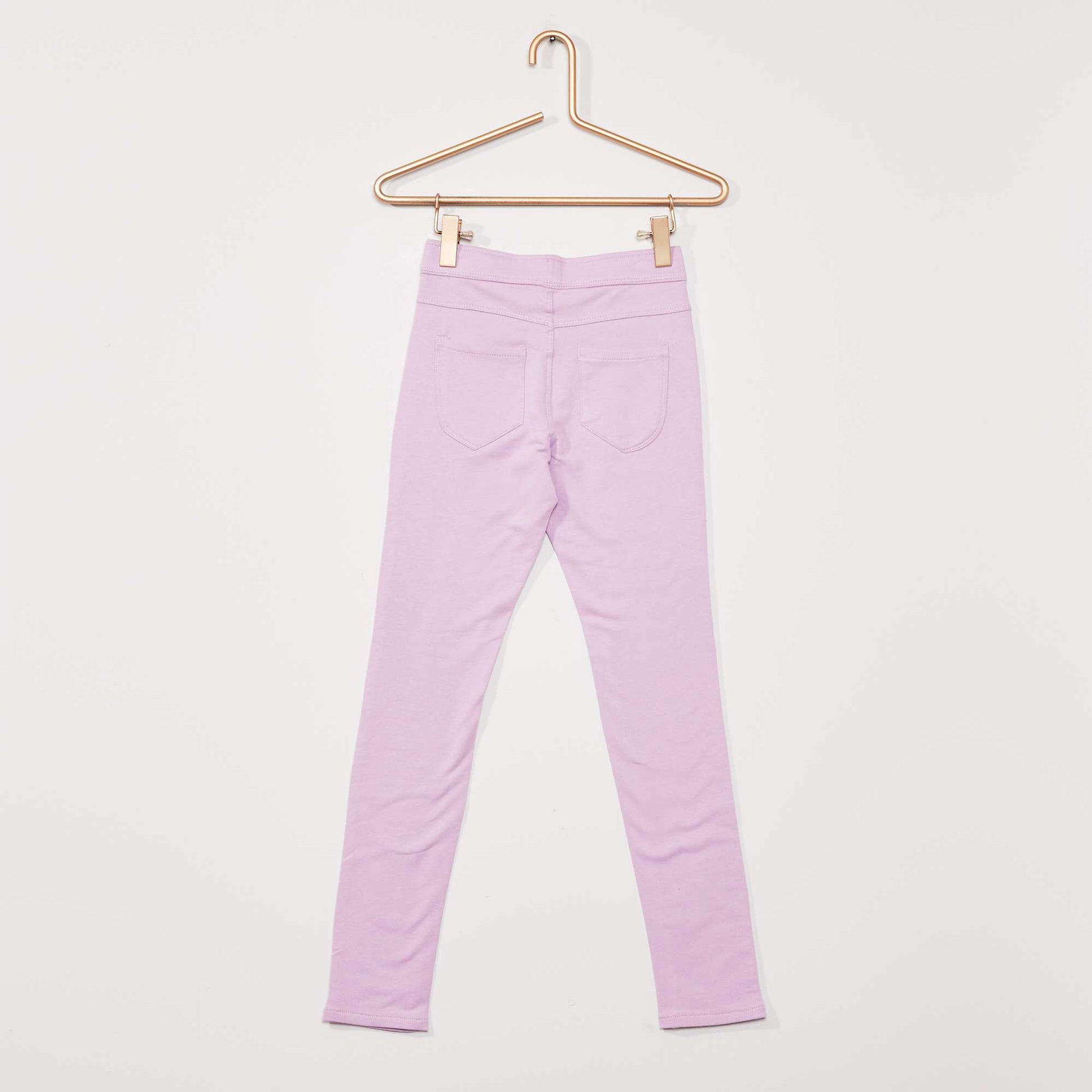 Jegging uni mauve clair