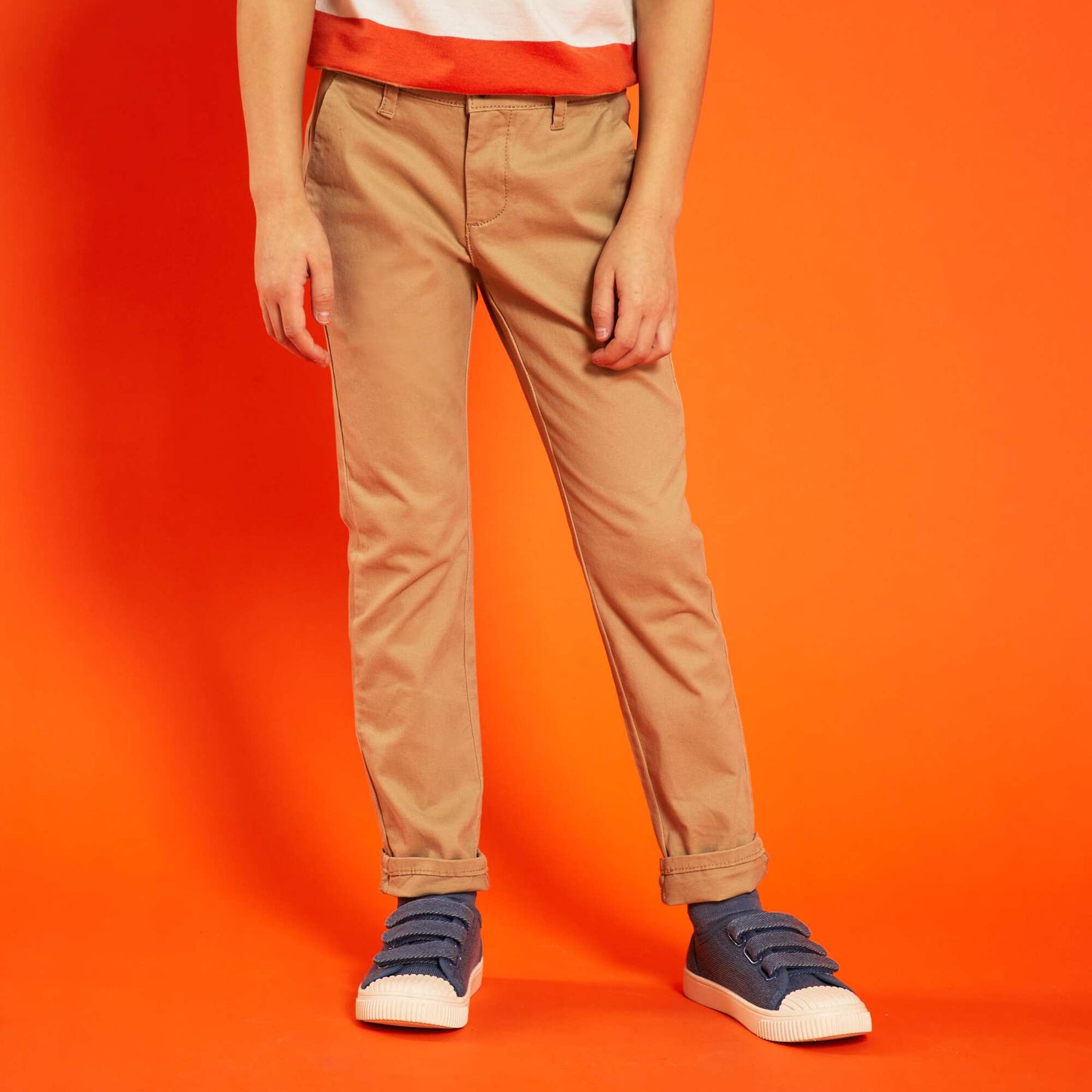 Pantalon chino Beige