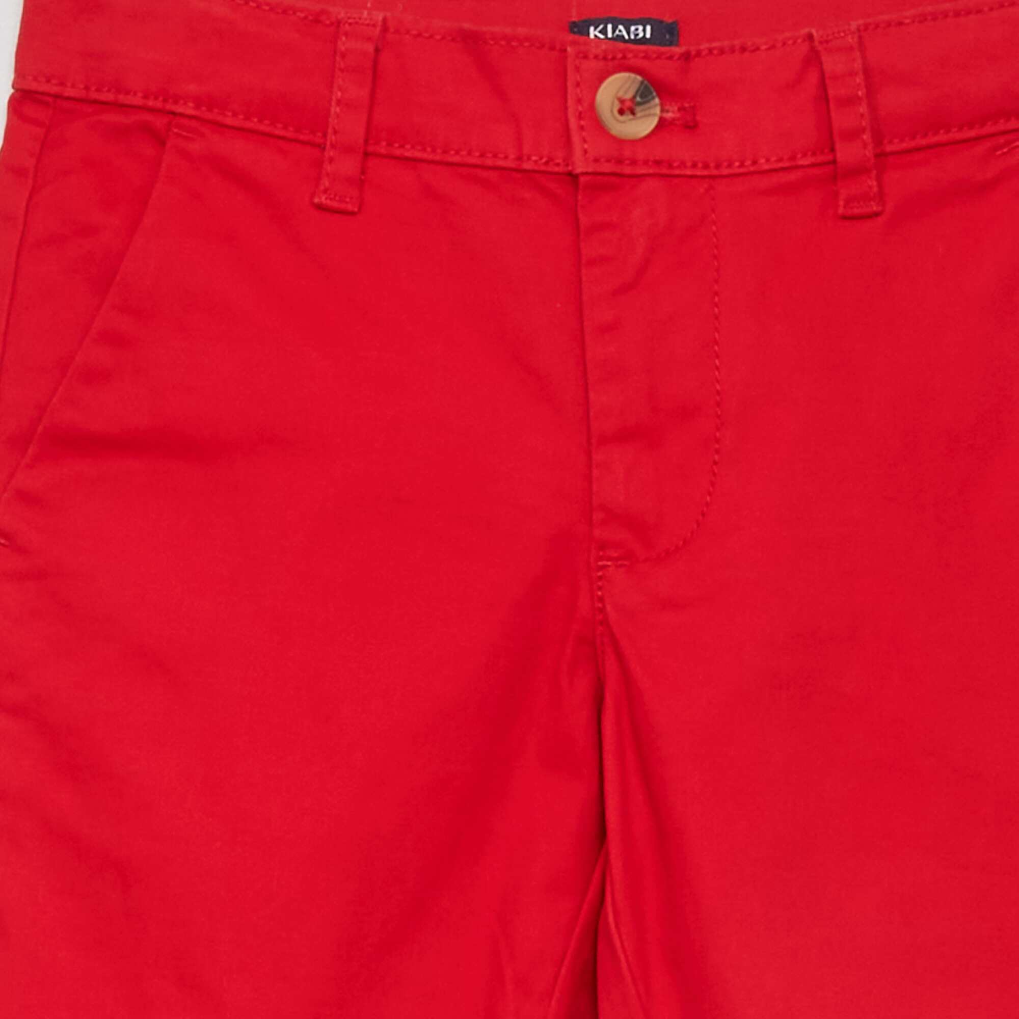 Pantalon chino outlet rouge femme