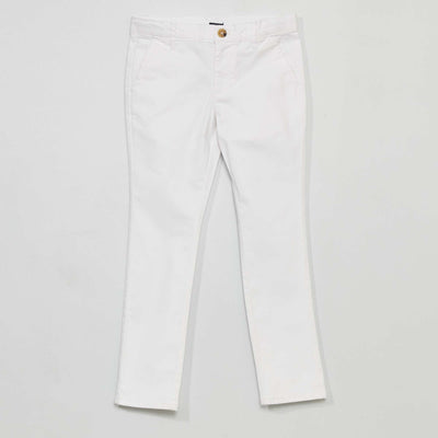 Pantalon chino blanc