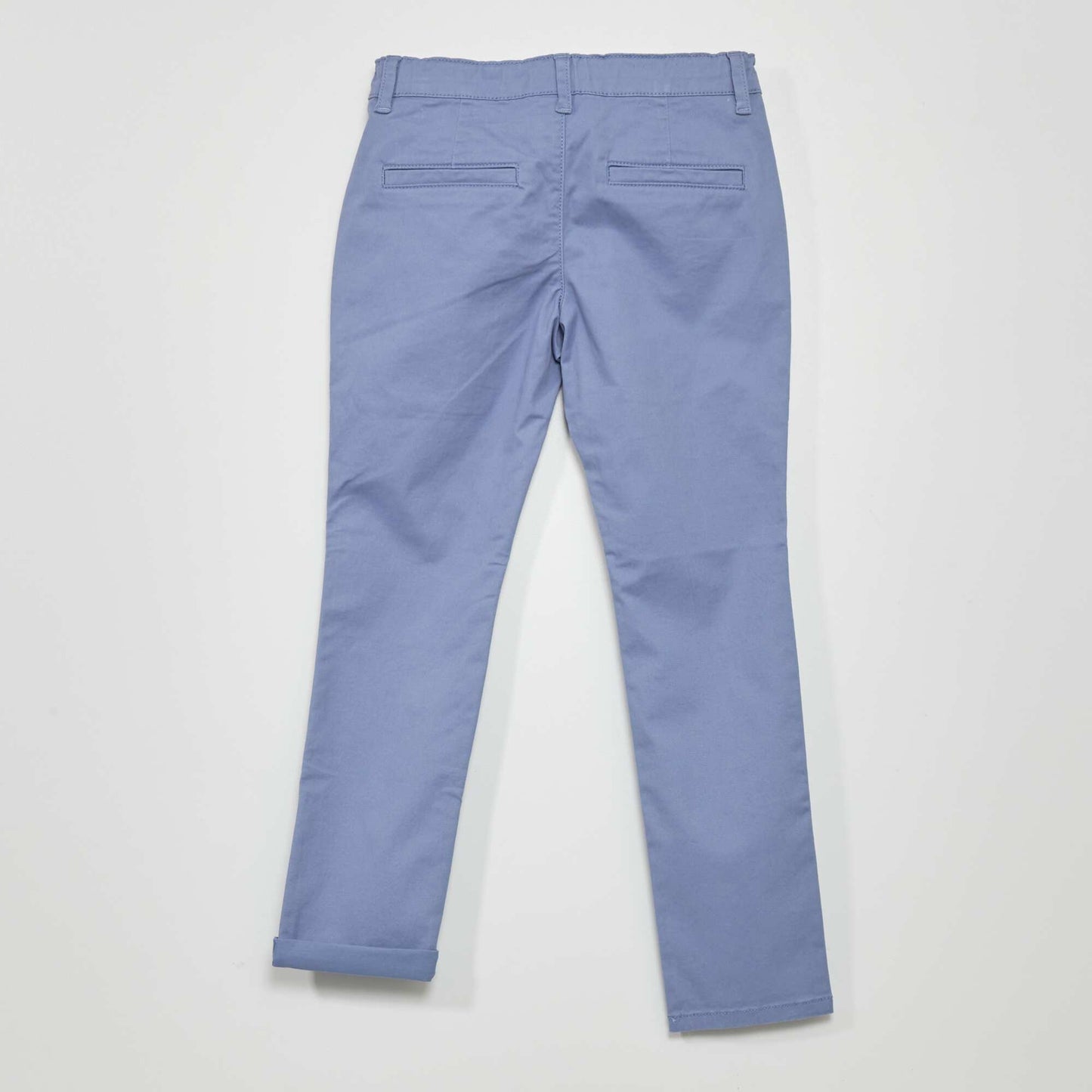 Pantalon chino bleu gris