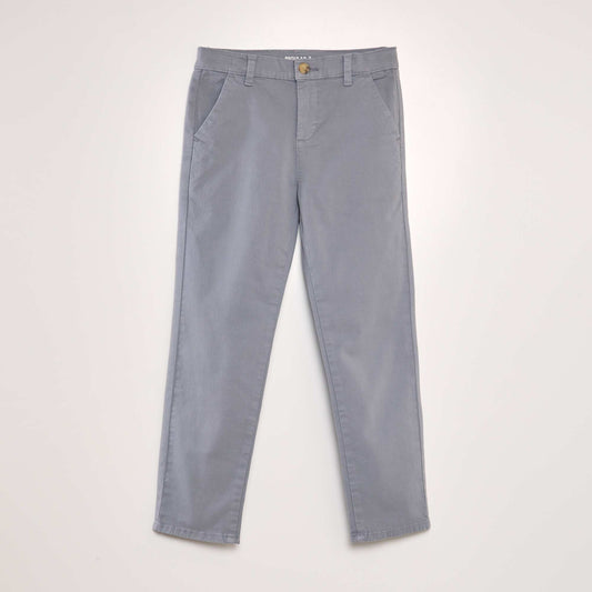 Pantalon chino Gris