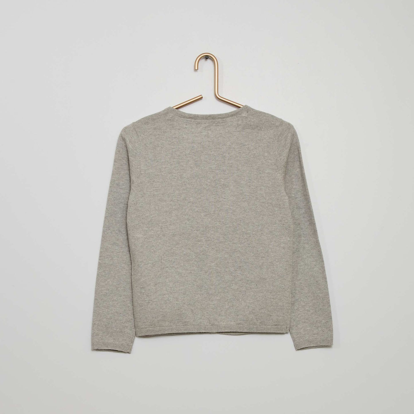 Gilet en maille fine Gris