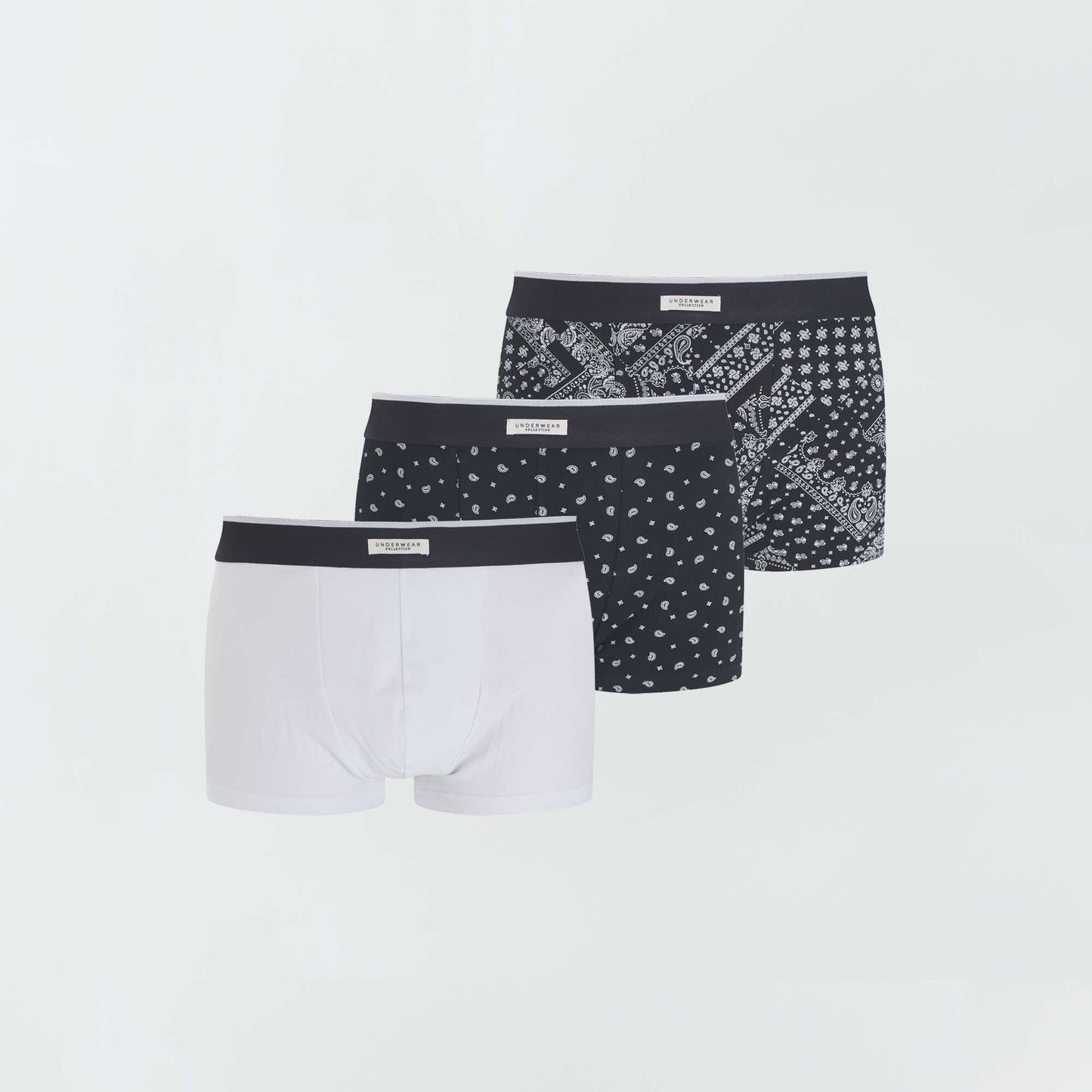 Lot de 3 boxers Noir