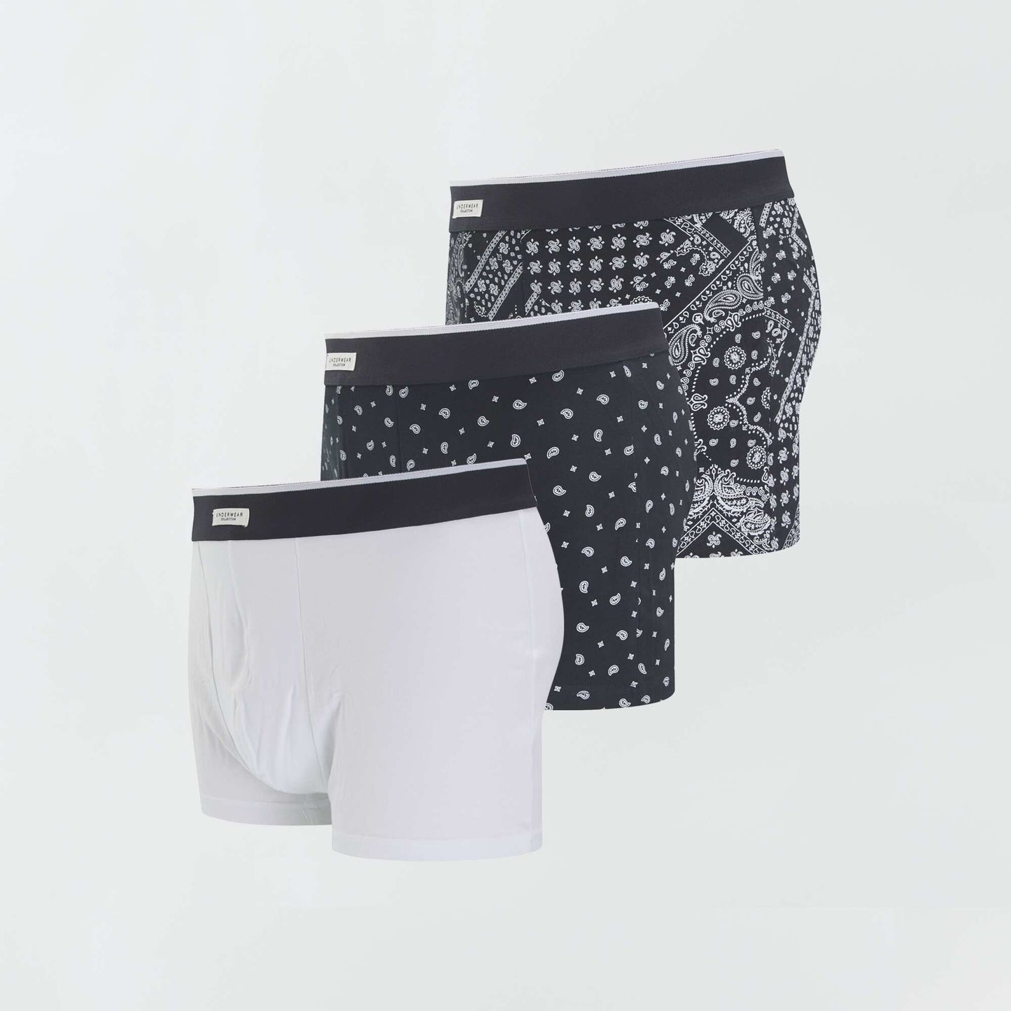 Lot de 3 boxers Noir