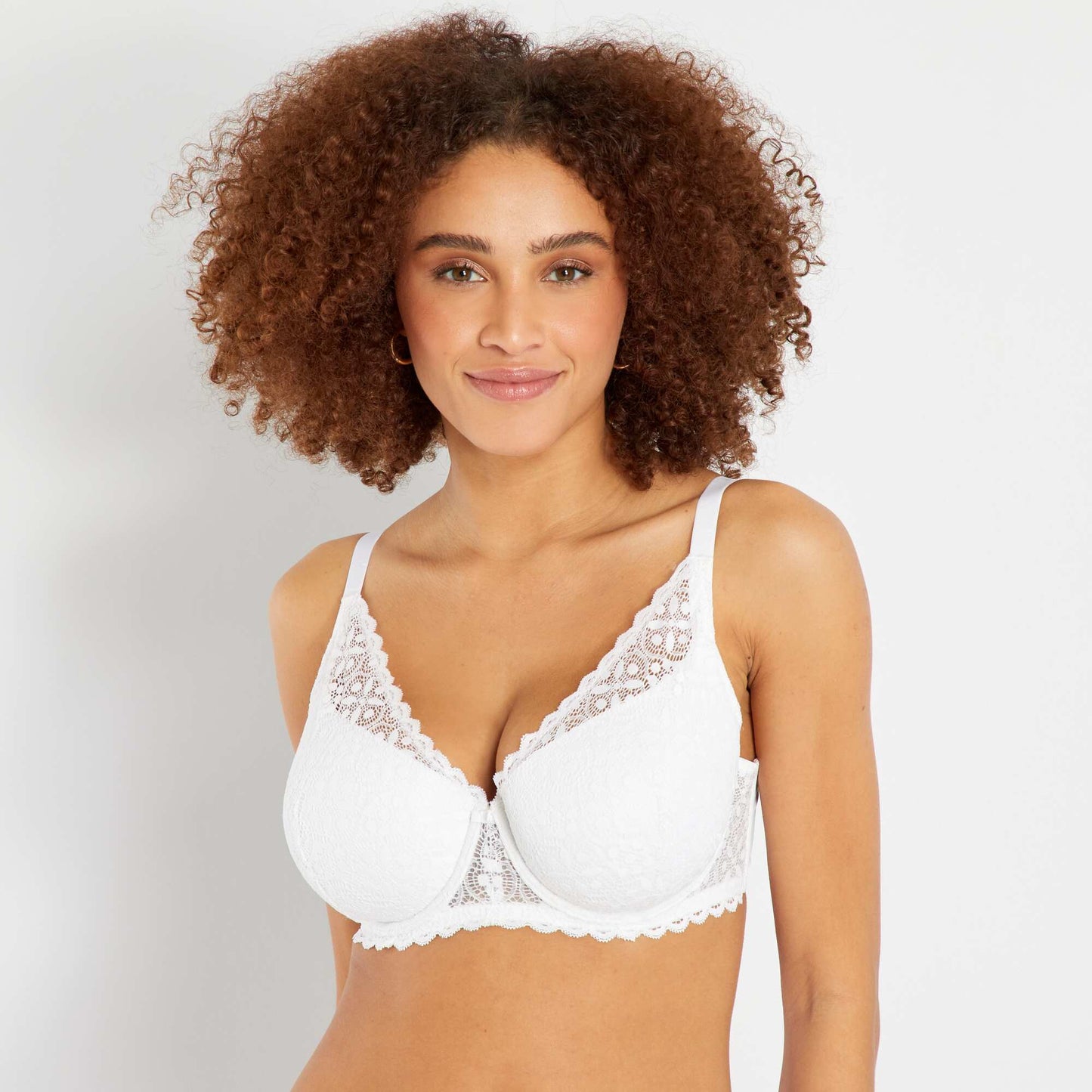 Soutien-gorge padd  bonnet D&E blanc