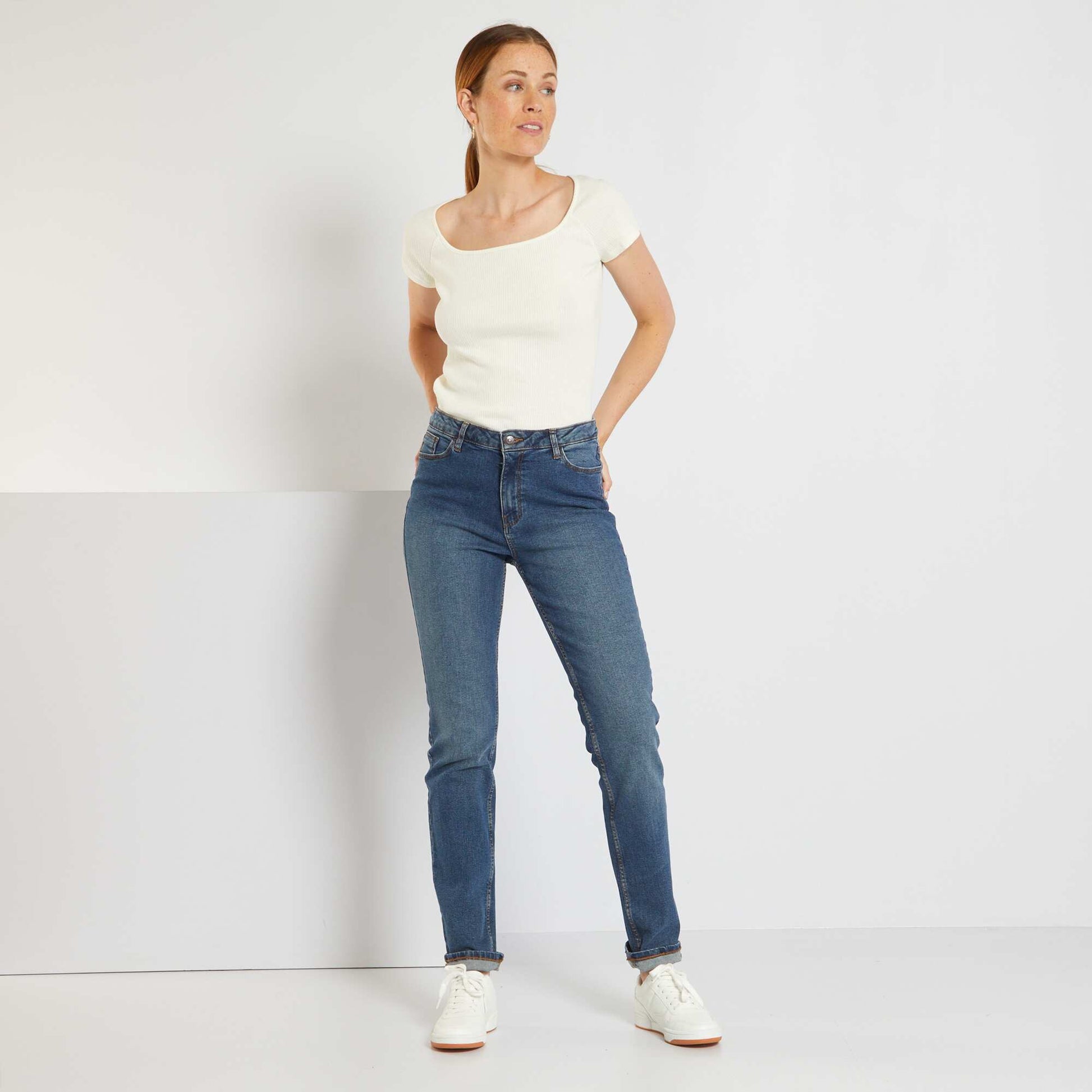 Jean regular longueur US30 Stone