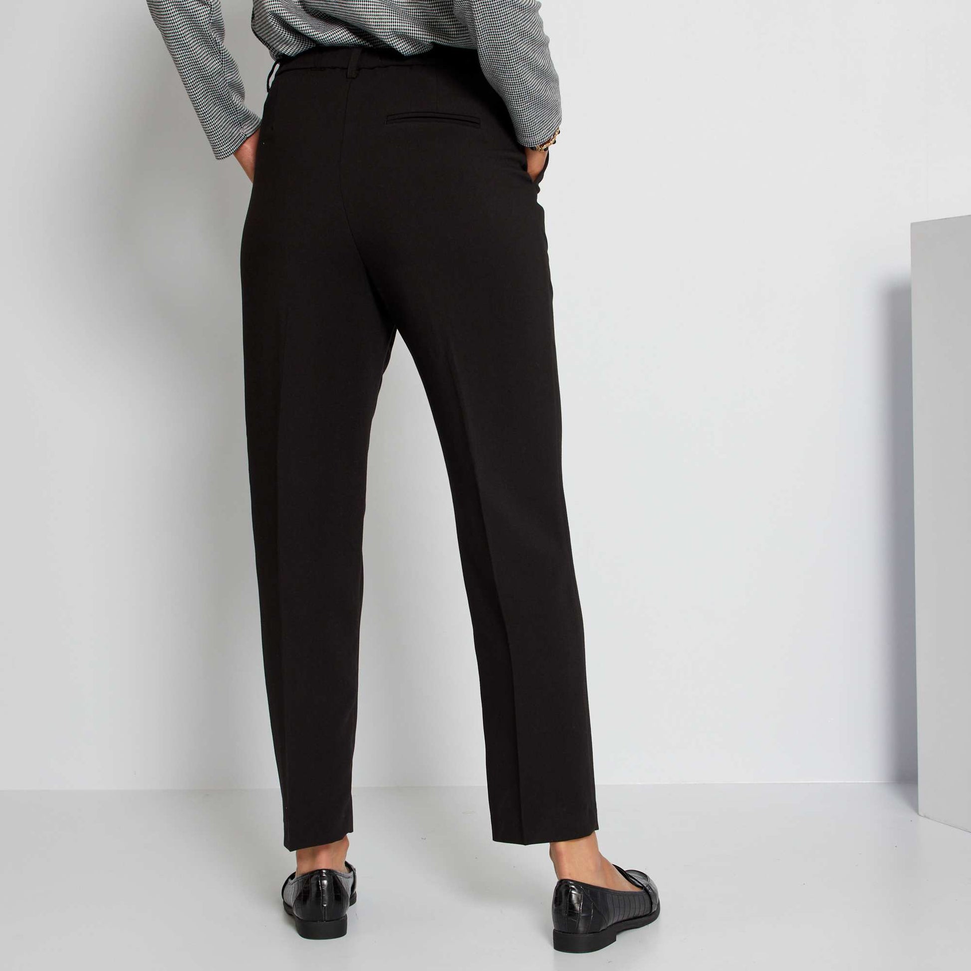 Pantalon cigarette noir