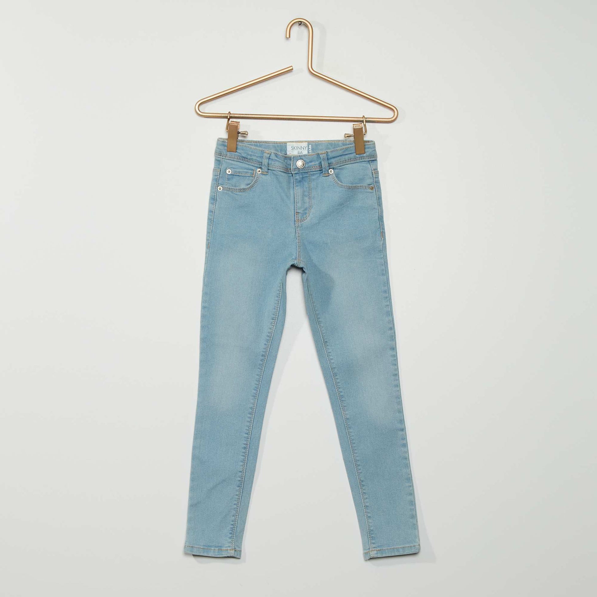 Jean skinny ' co-conception' Bleu clair