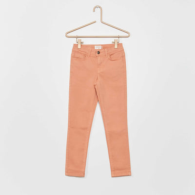 Jean skinny 5 poches vieux rose