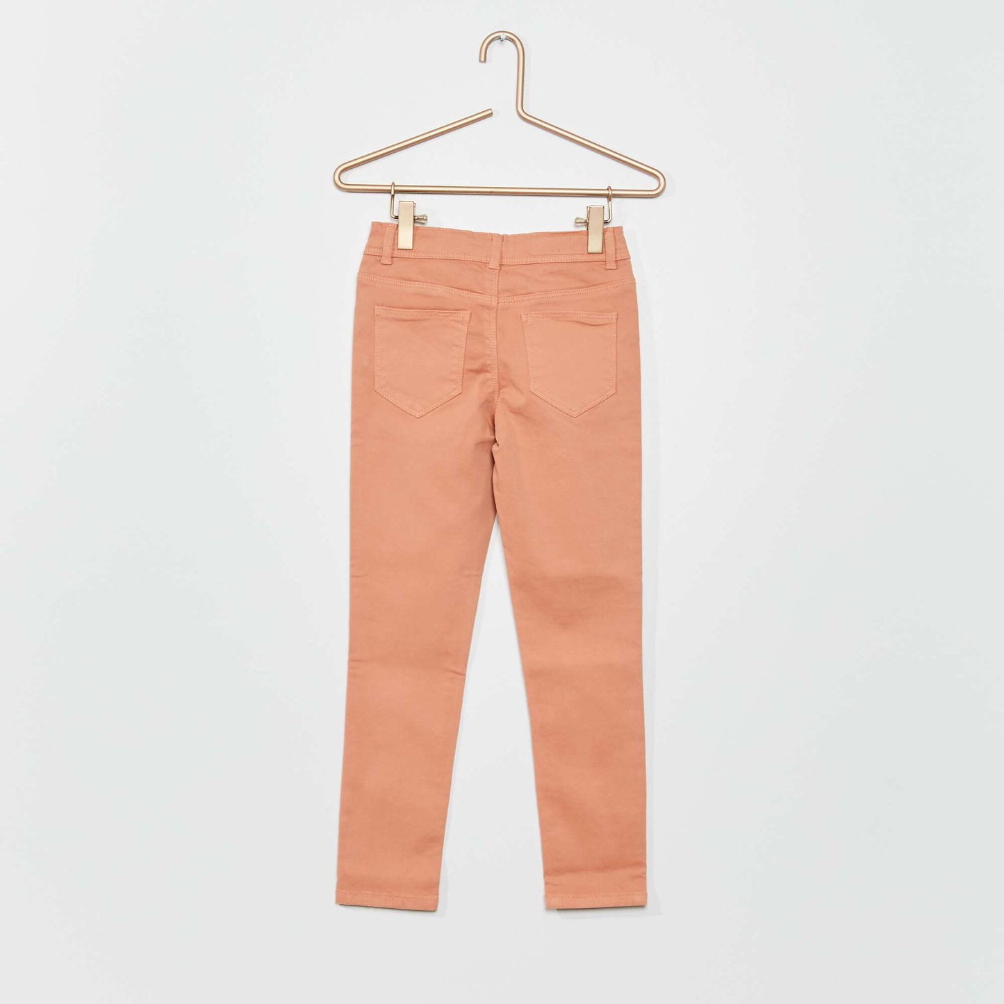 Jean skinny 5 poches vieux rose