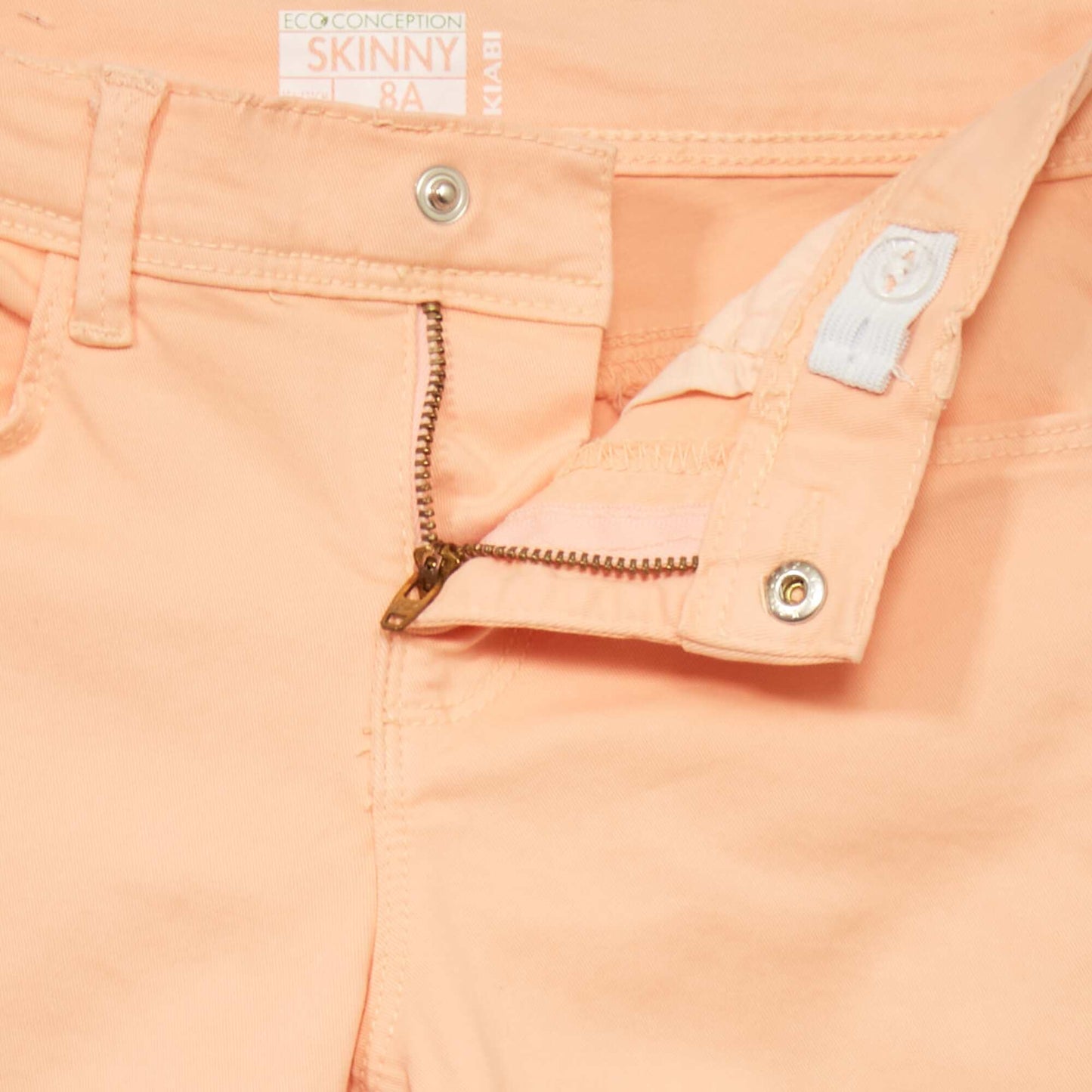 Jean skinny 5 poches ORANGE