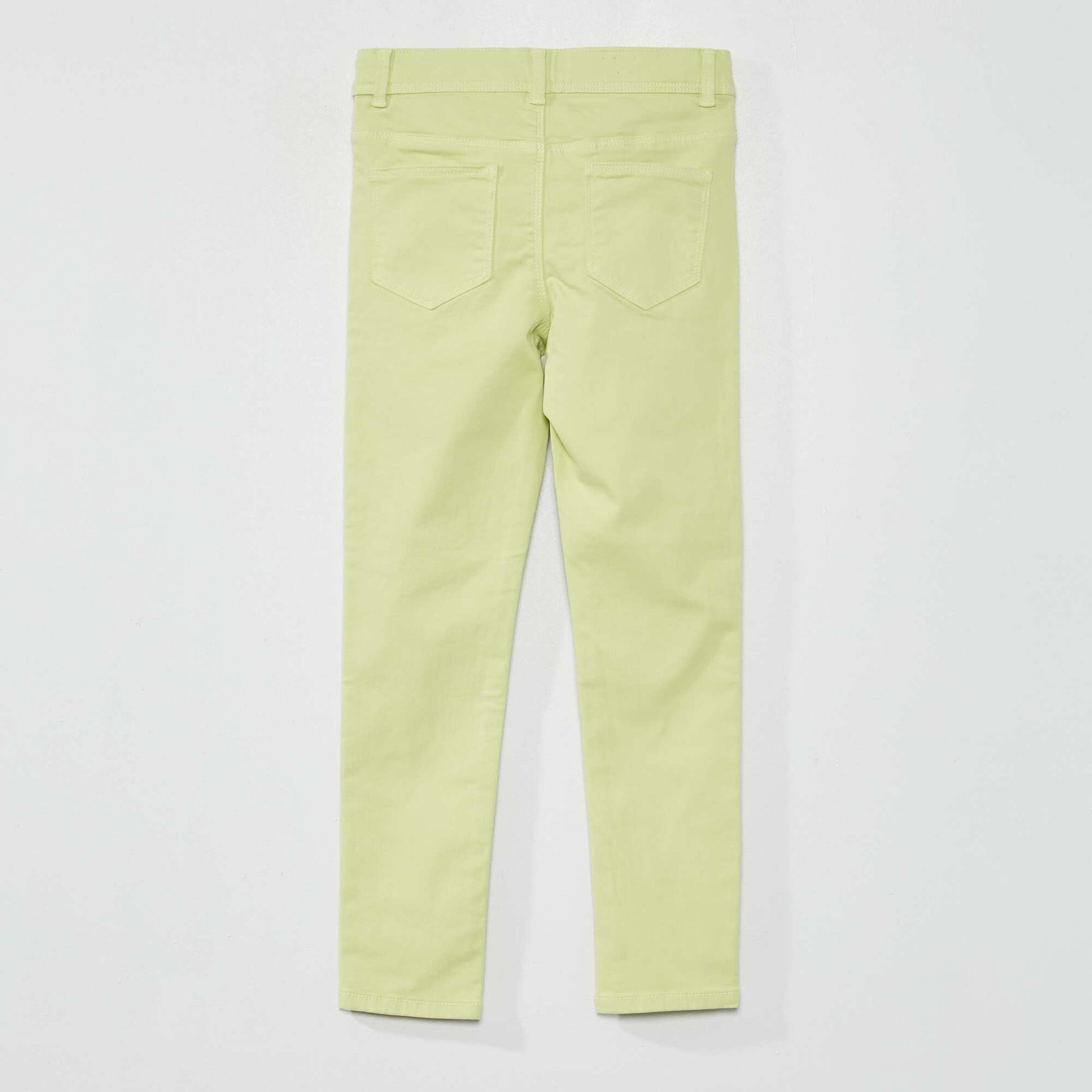 Jean skinny 5 poches Vert