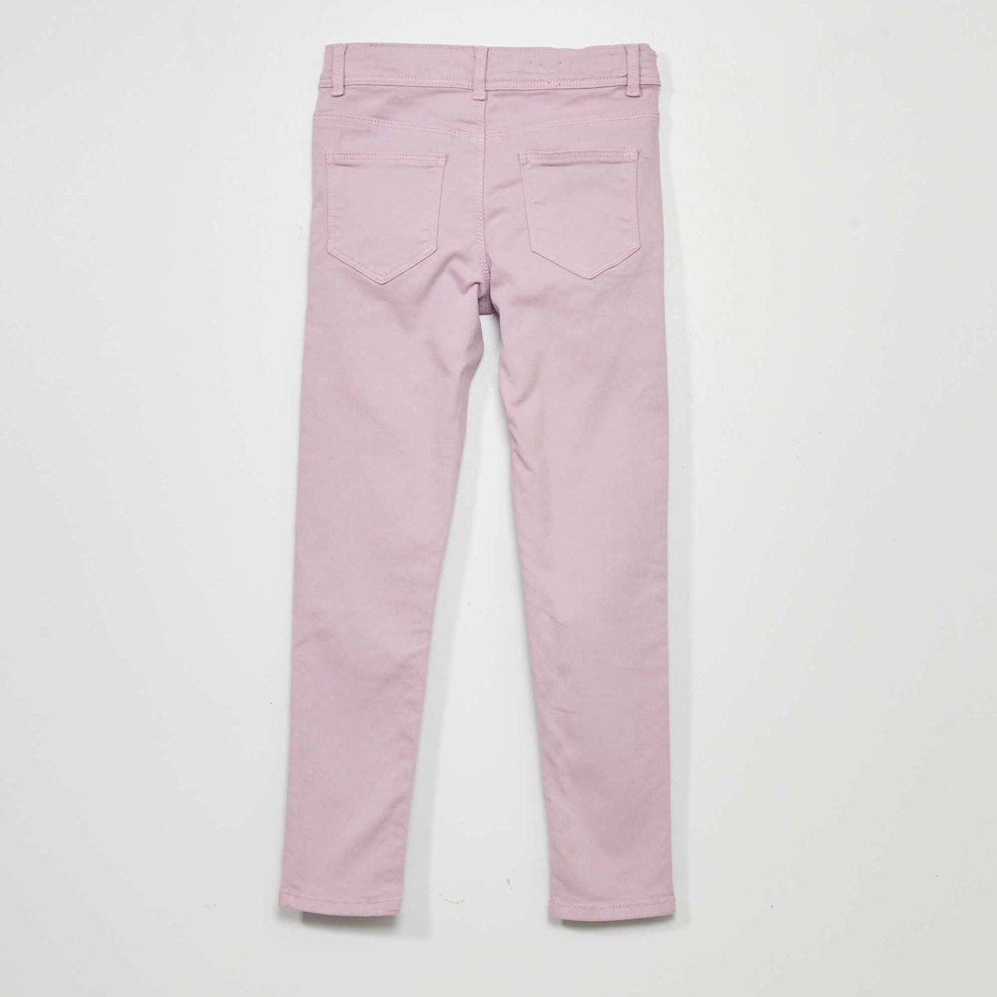 Jean skinny 5 poches mauve clair