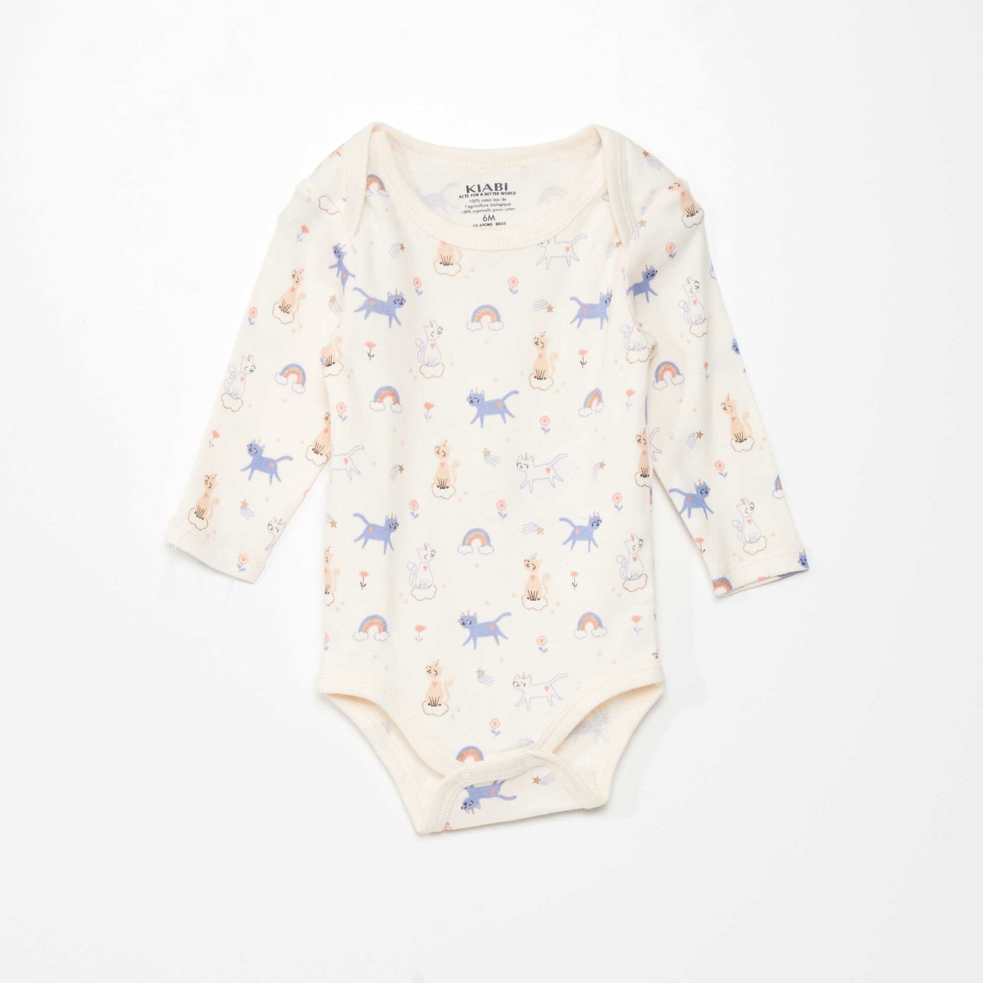 Lot de 3 bodies manches longues LUDI GIRL