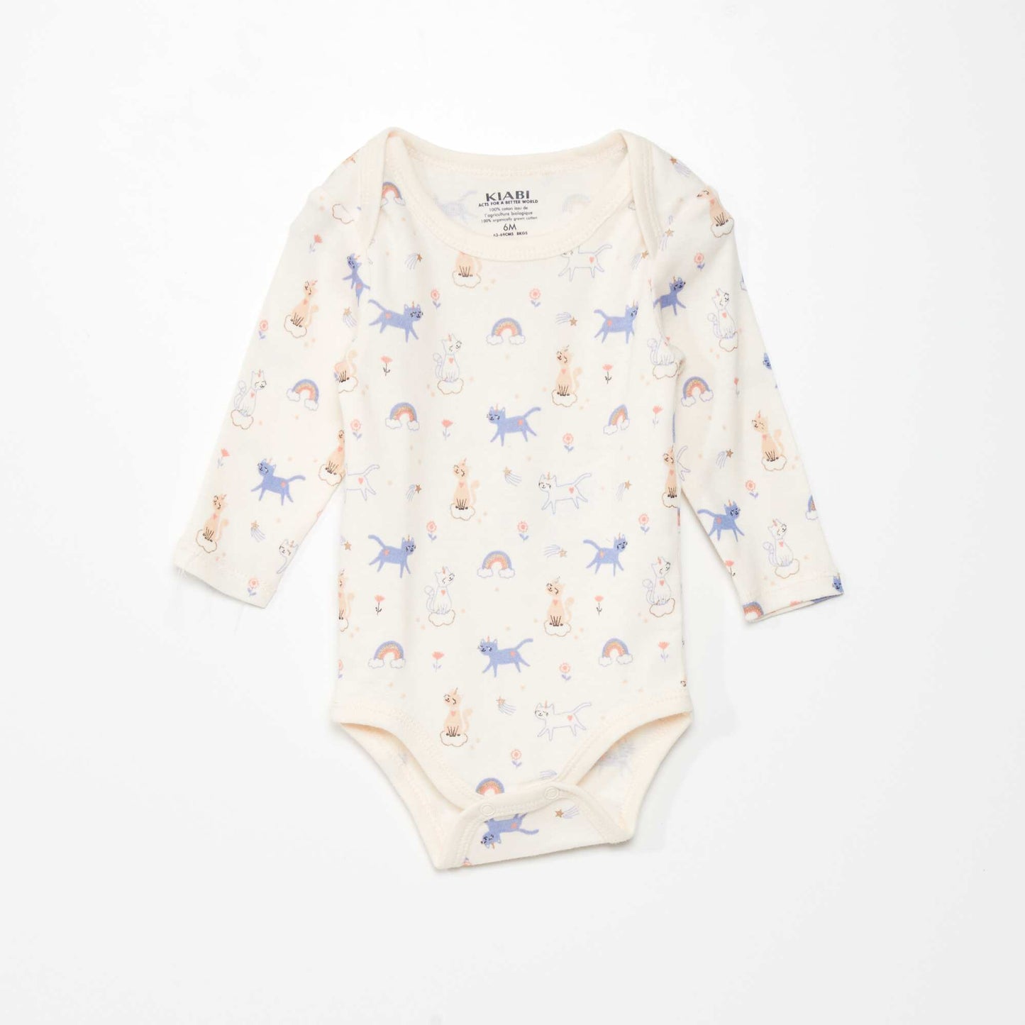 Lot de 3 bodies manches longues LUDI GIRL