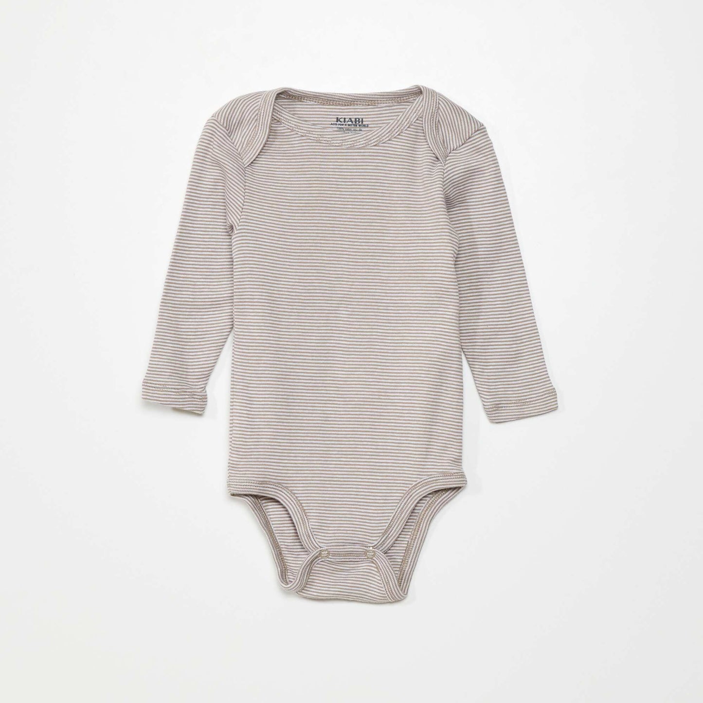 Lot de 3 bodies Marron/beige/cr me