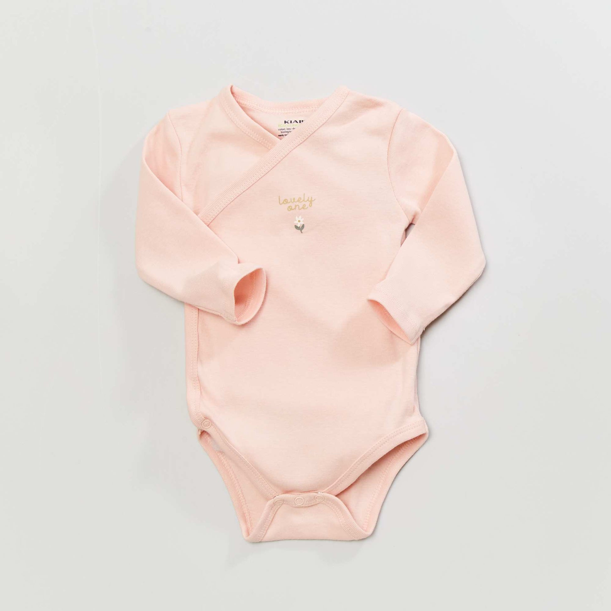 Lot de 3 bodies crois s Rose clair
