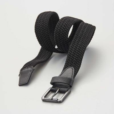 Ceinture tress e lastique noir