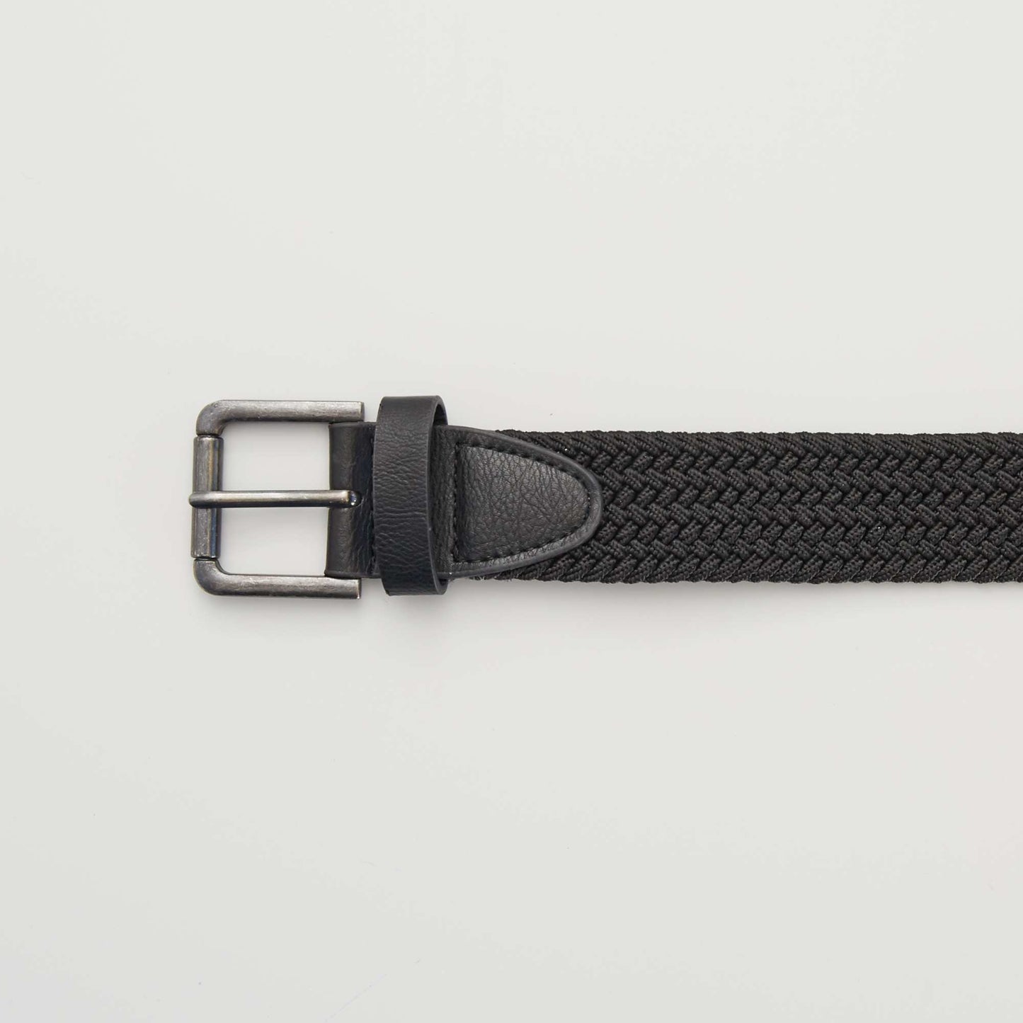 Ceinture tress e  lastique noir