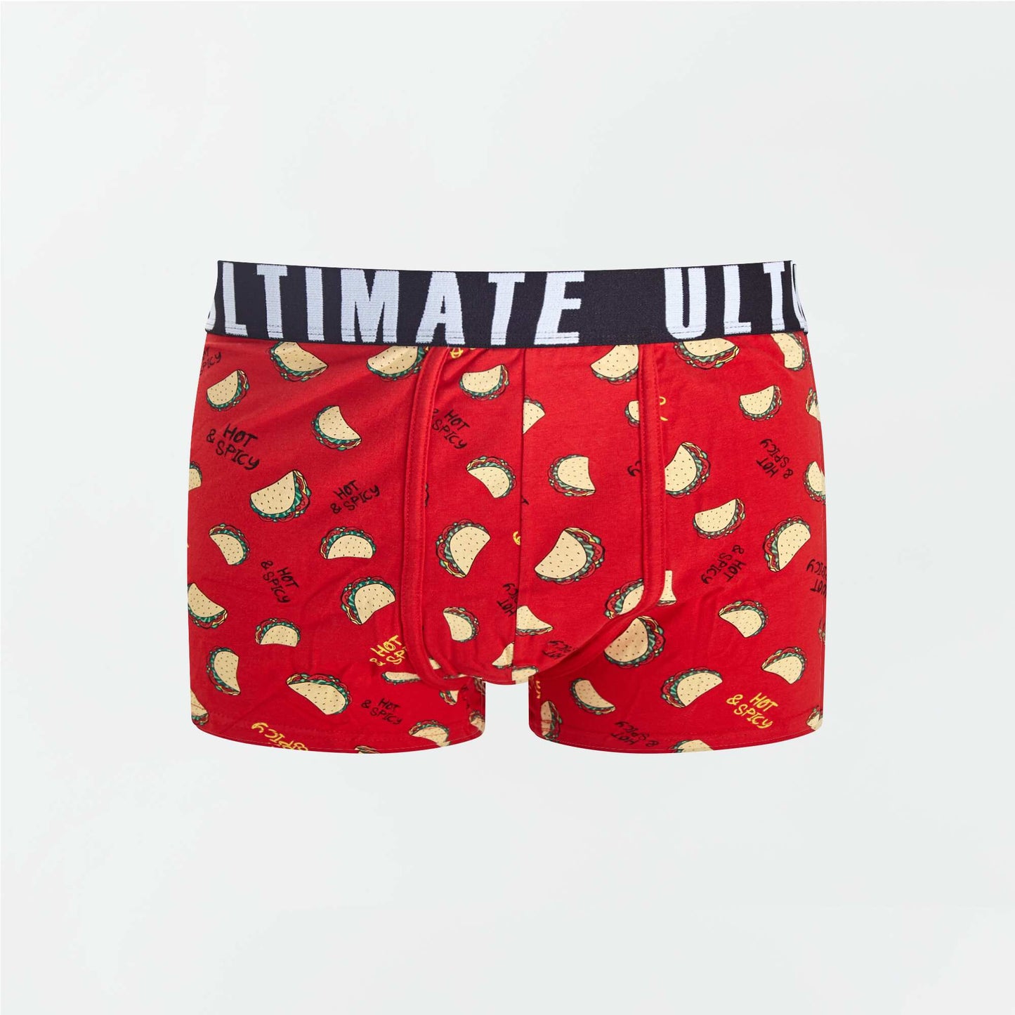 Lot de 3 boxers fantaisie rouge/jaune