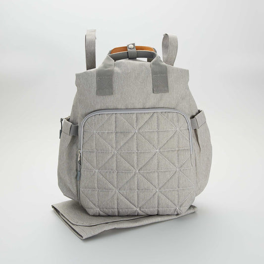 Sac à dos à langer GRIS