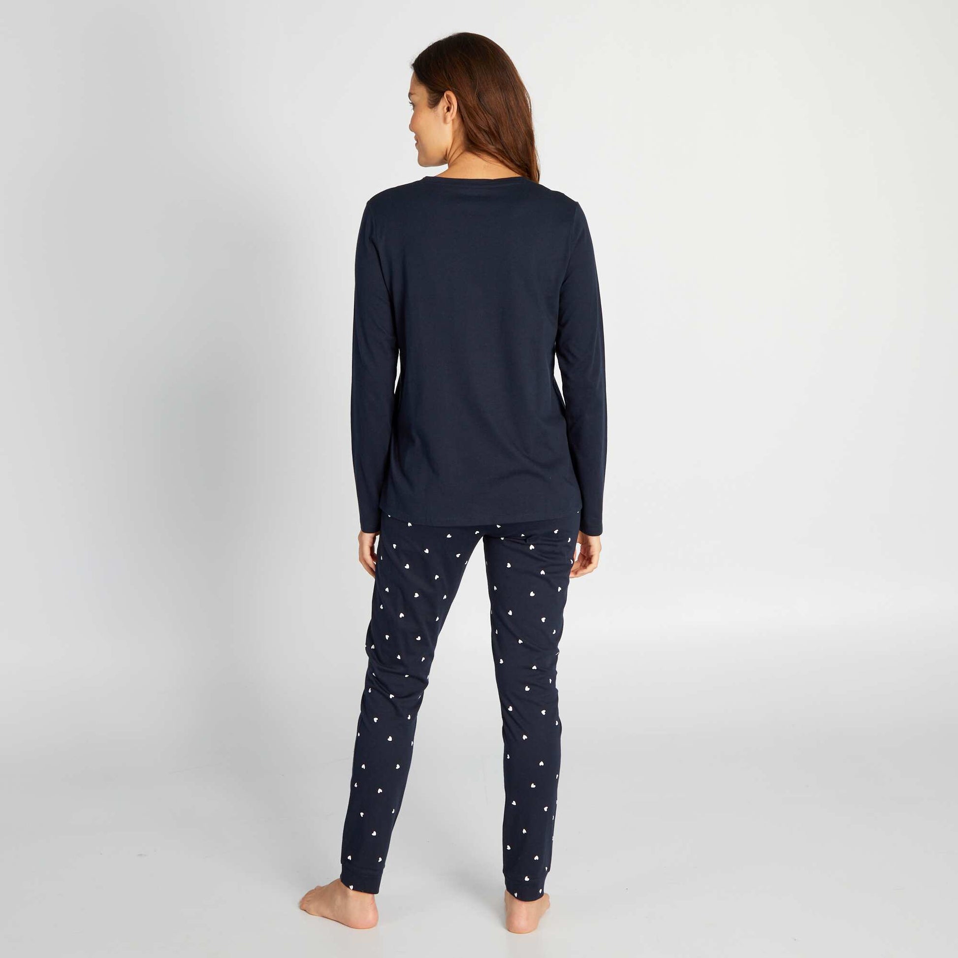 Ensemble en jersey - 2 pi ces Marine