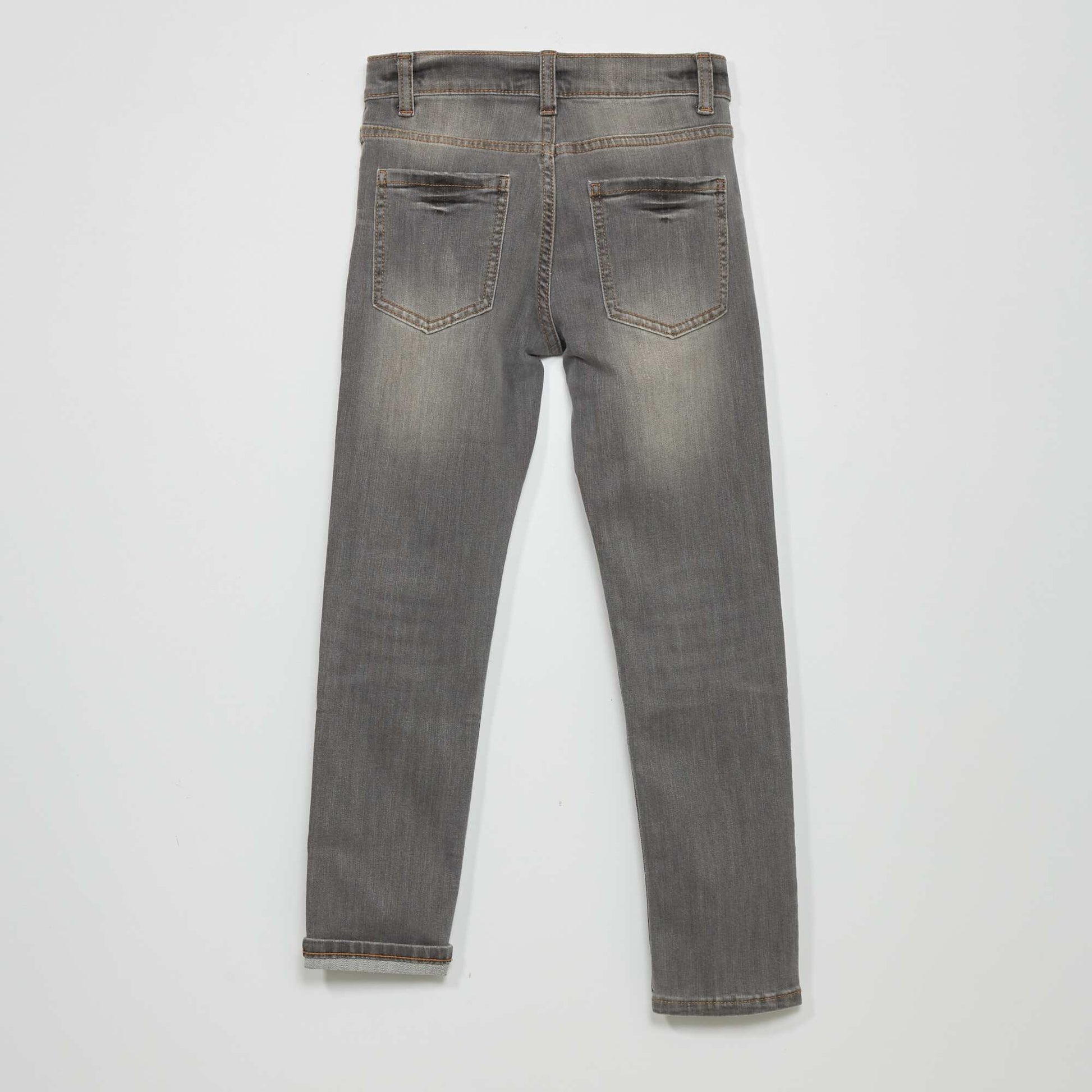 Jean slim + r sistant Gris