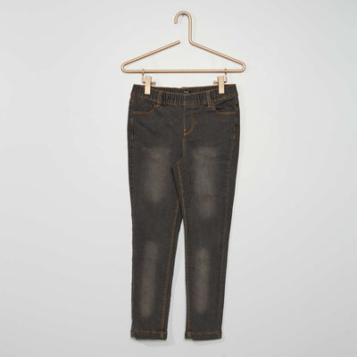 Jegging stretch Gris fonc
