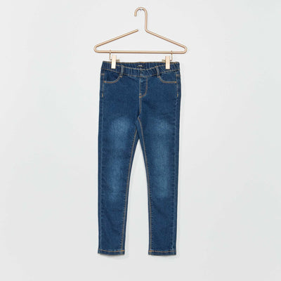 Jegging stretch Bleu brut