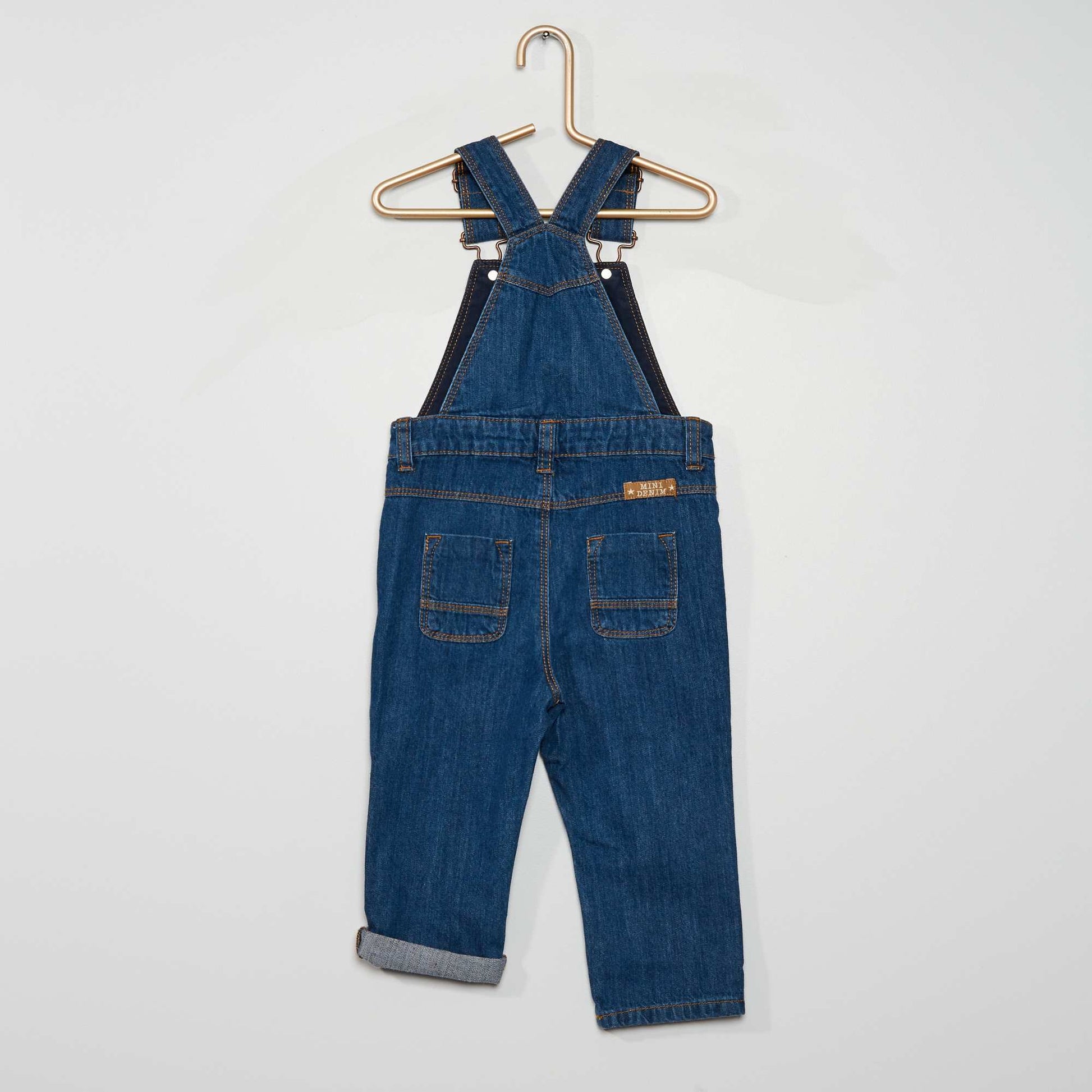 Salopette en jean bleu