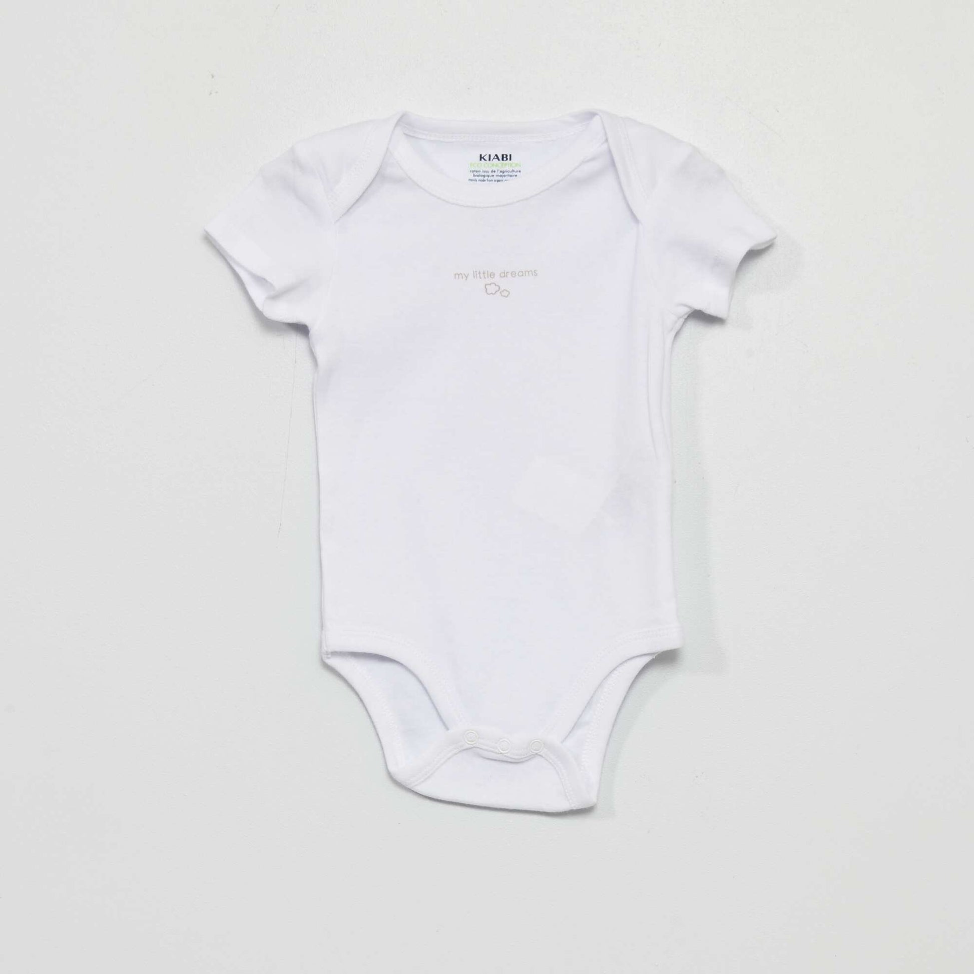 Lot de 3 bodies Blanc