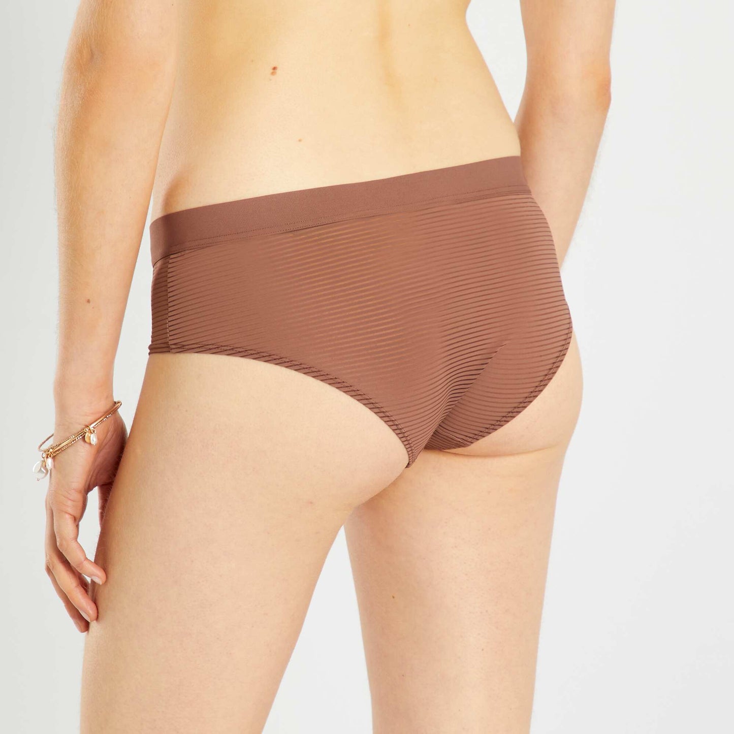 Shorty microfibre Marron