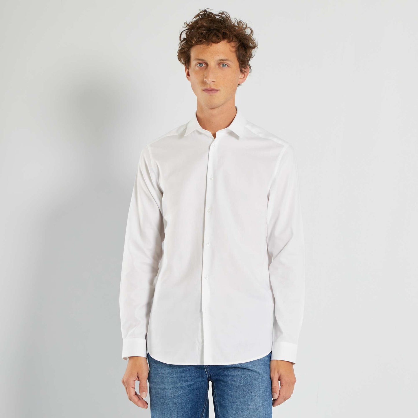 Chemise en oxford blanc