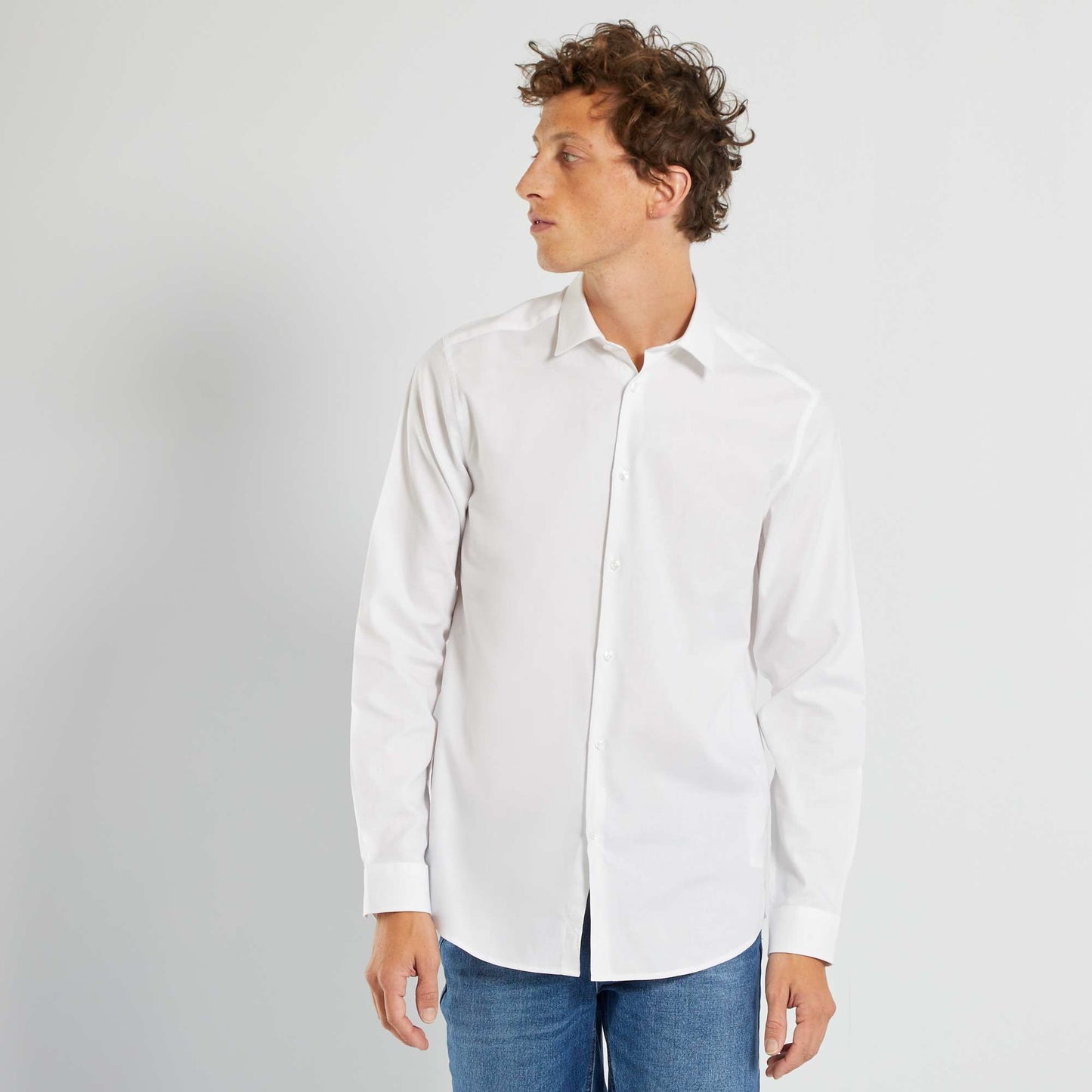 Chemise en oxford blanc