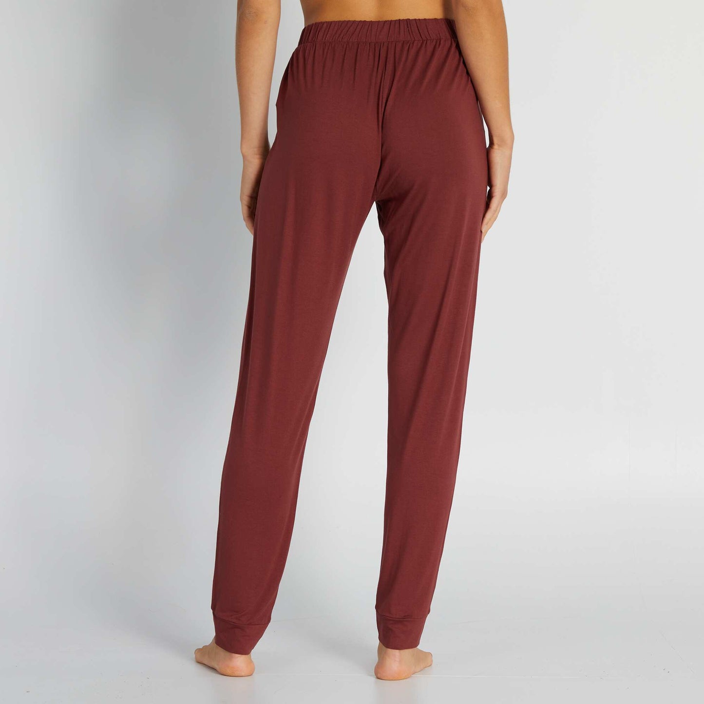 Pantalon de nuit fluide Rouge