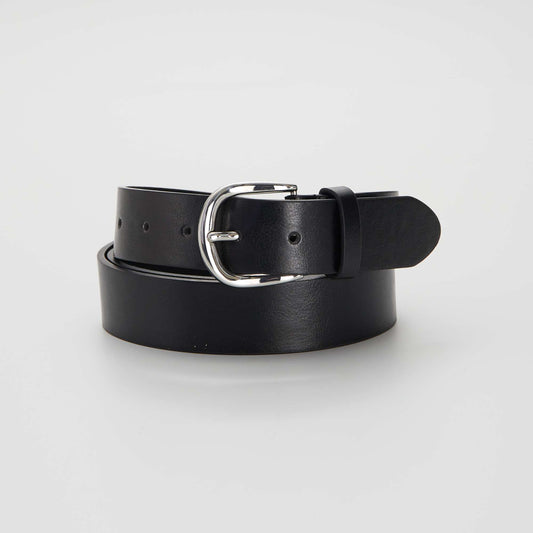 Ceinture basique en simili noir