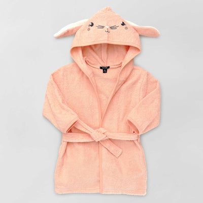 Peignoir en ponge 'lapin' Orange