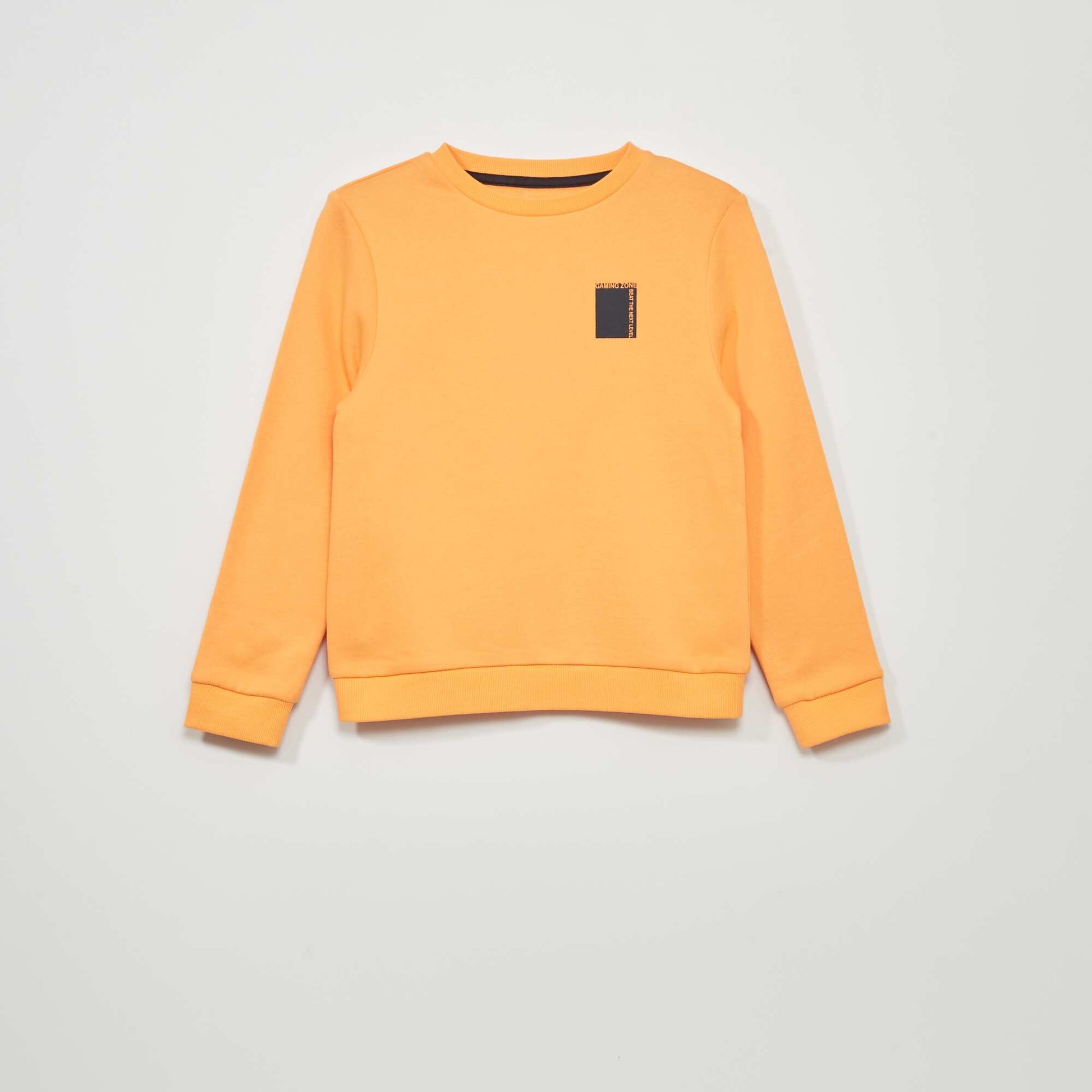 Sweat en molleton Orange
