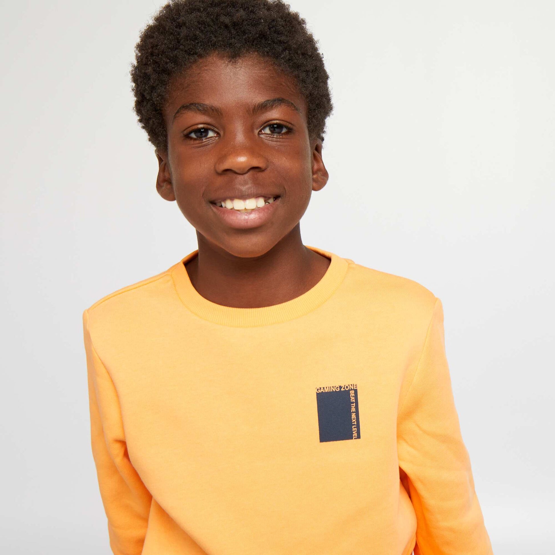 Sweat en molleton Orange