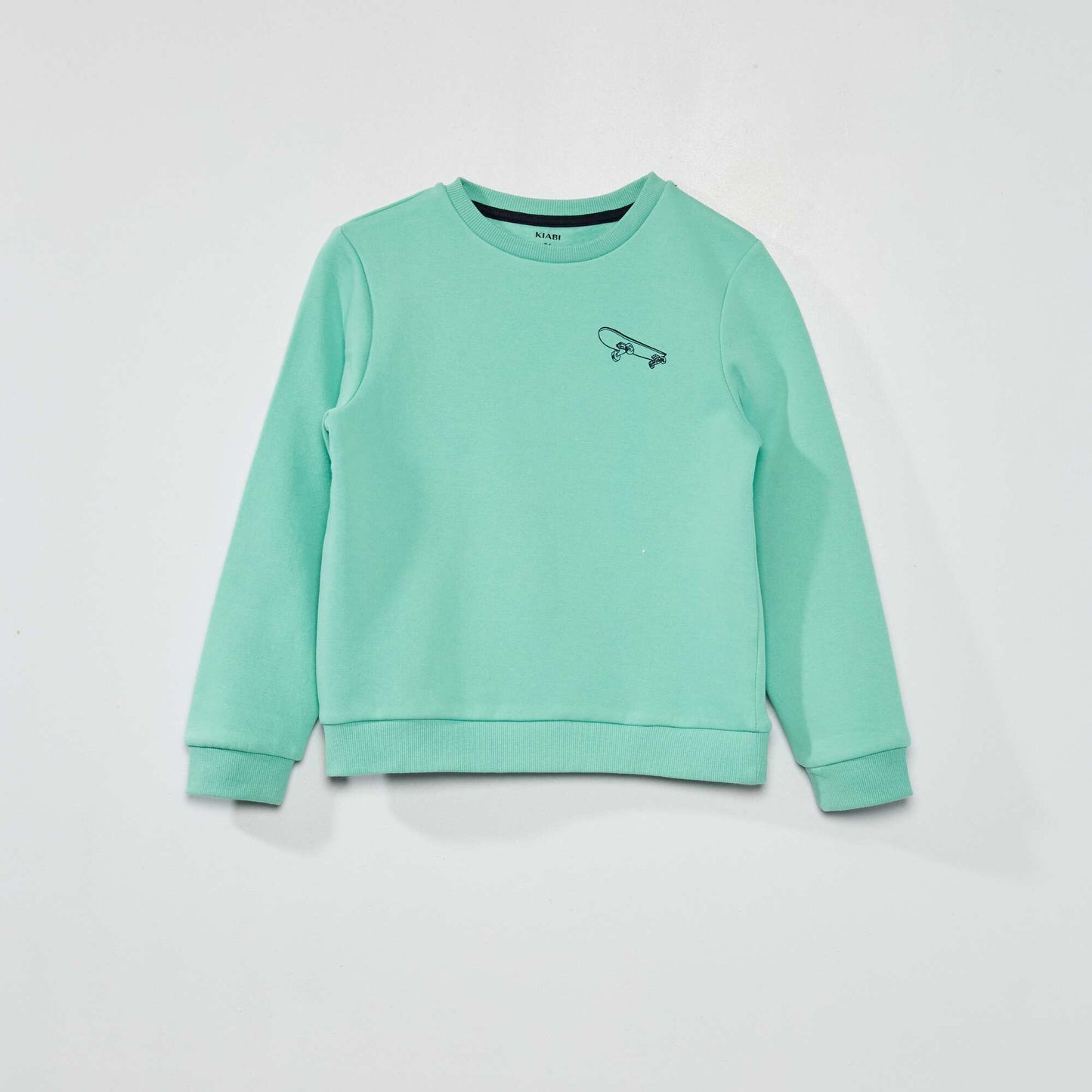 Sweat en molleton Vert 'skate'