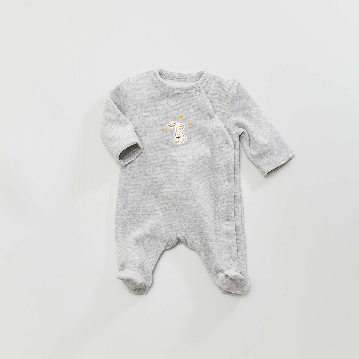 Pyjama long brod 'lapin' GRIS