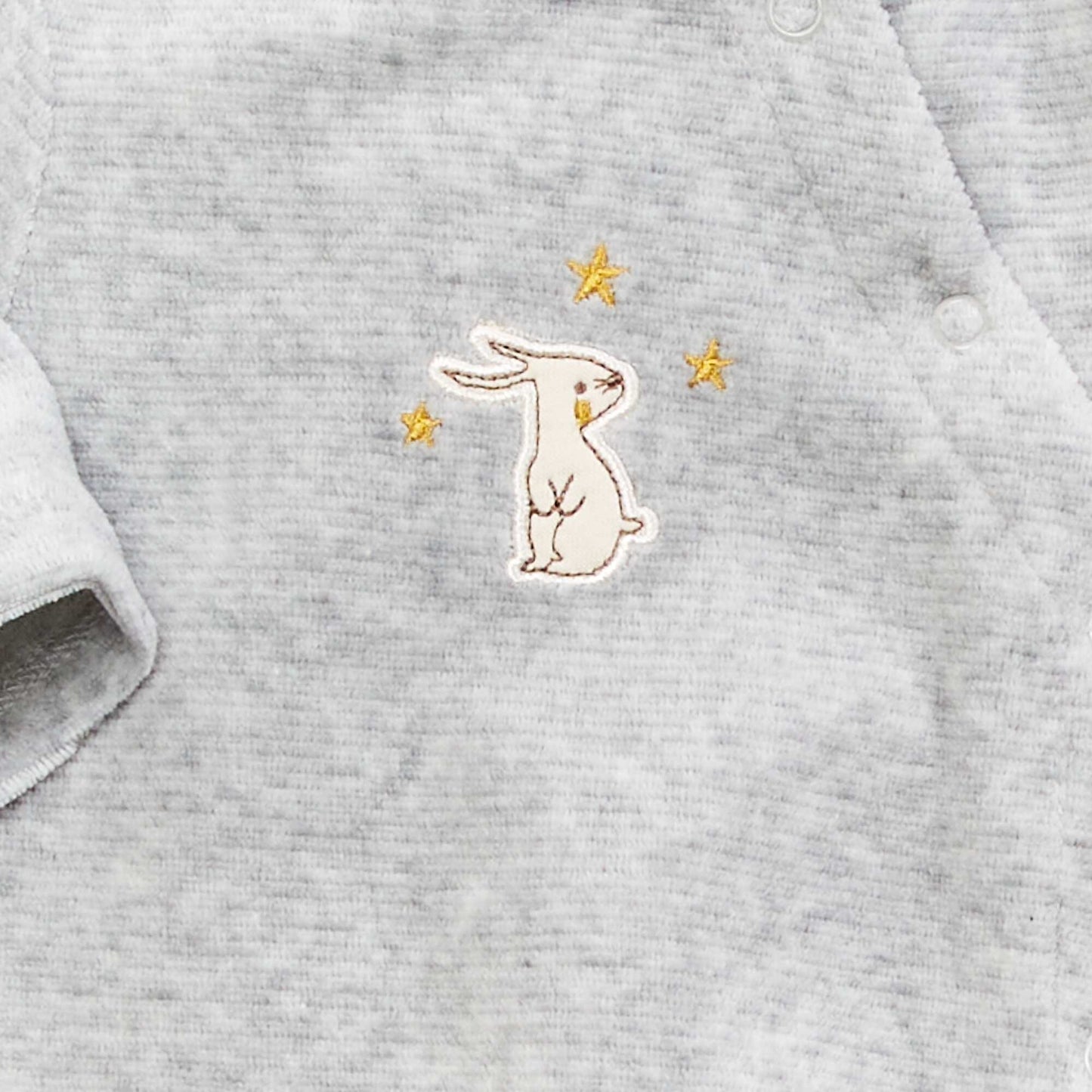 Pyjama long brod 'lapin' GRIS